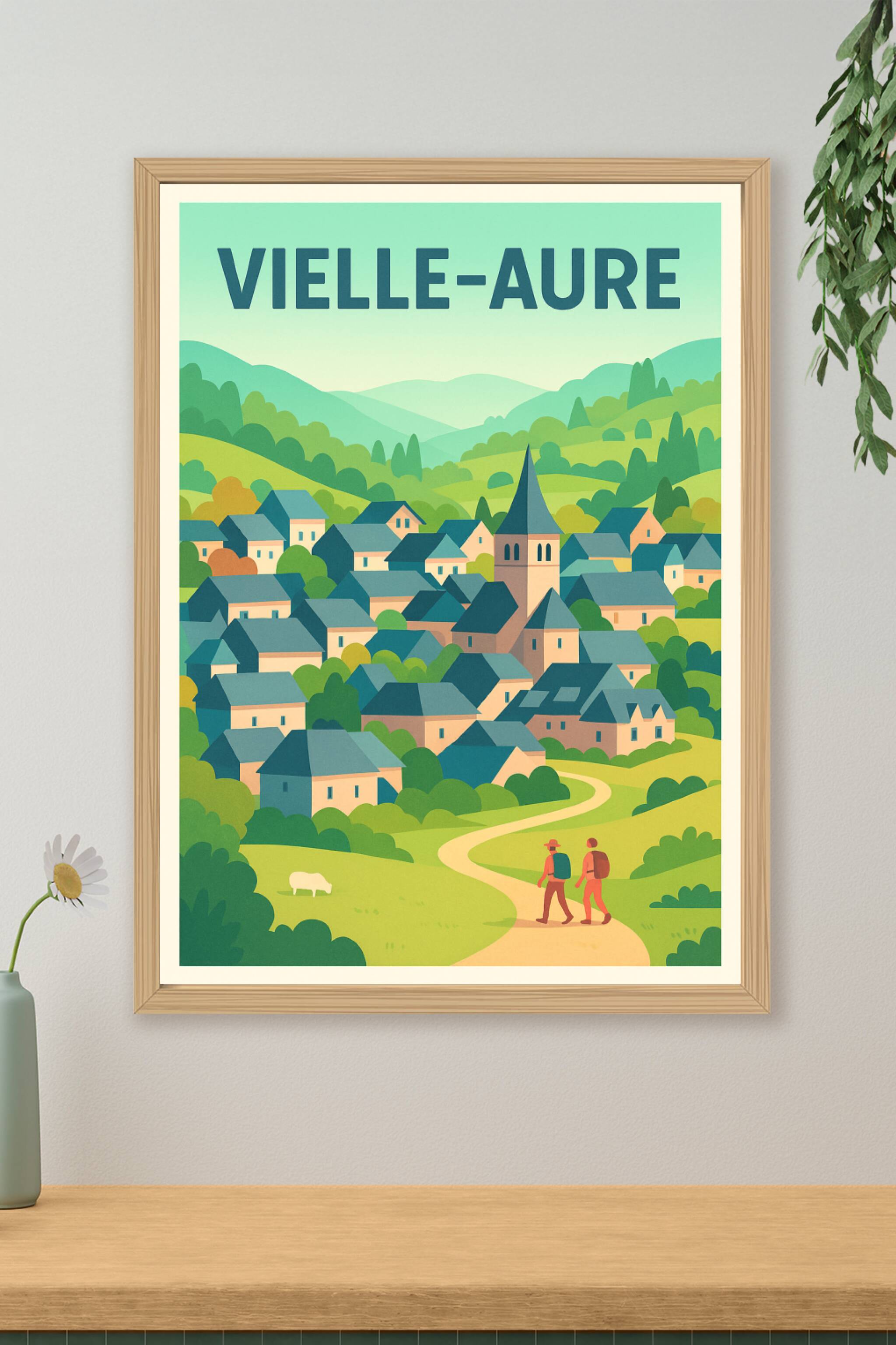 Affiche de Vielle-Aure - Charme et sérénité des Pyrénées