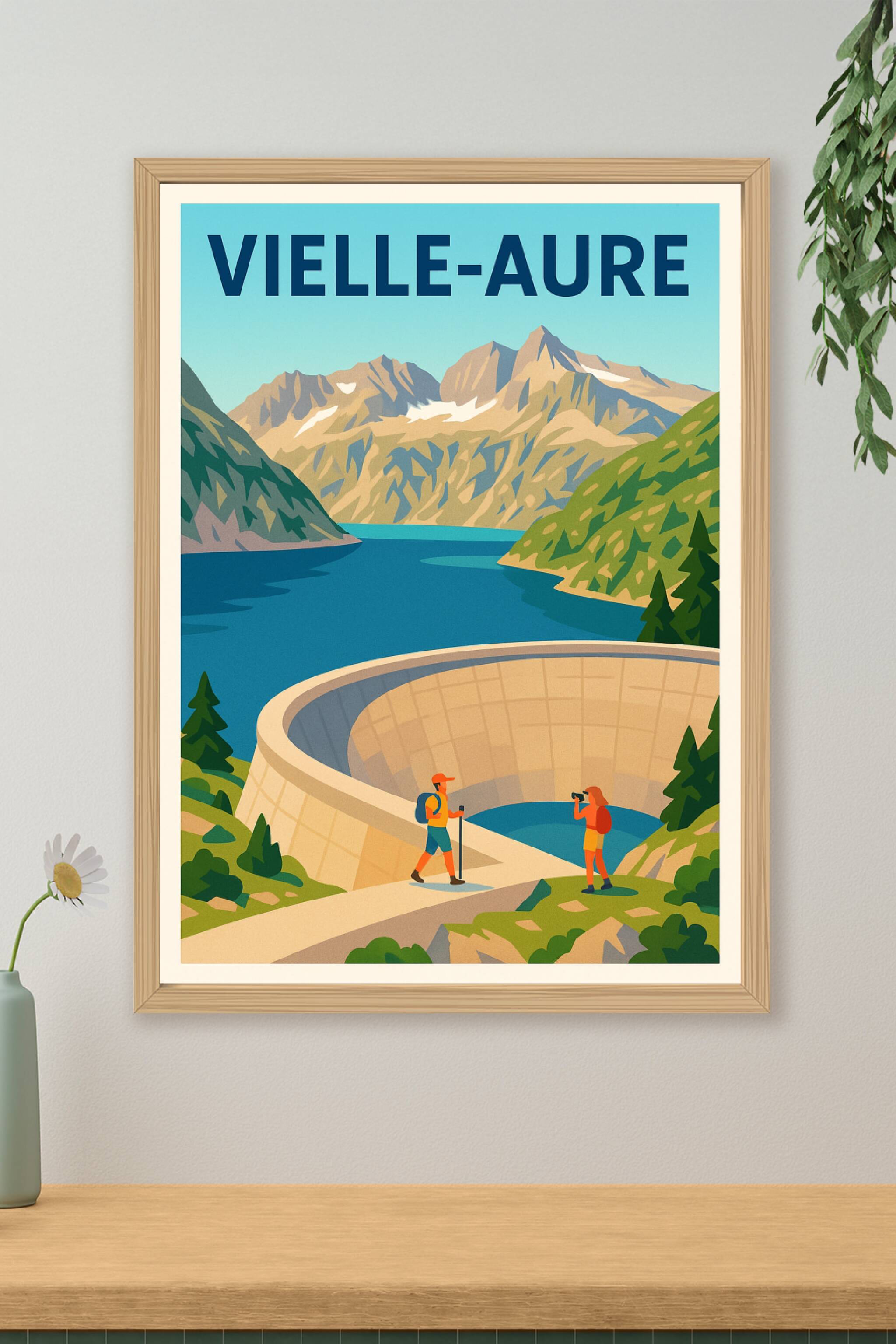 Affiche de Vielle-Aure - Découvrez les merveilles des Pyrénées