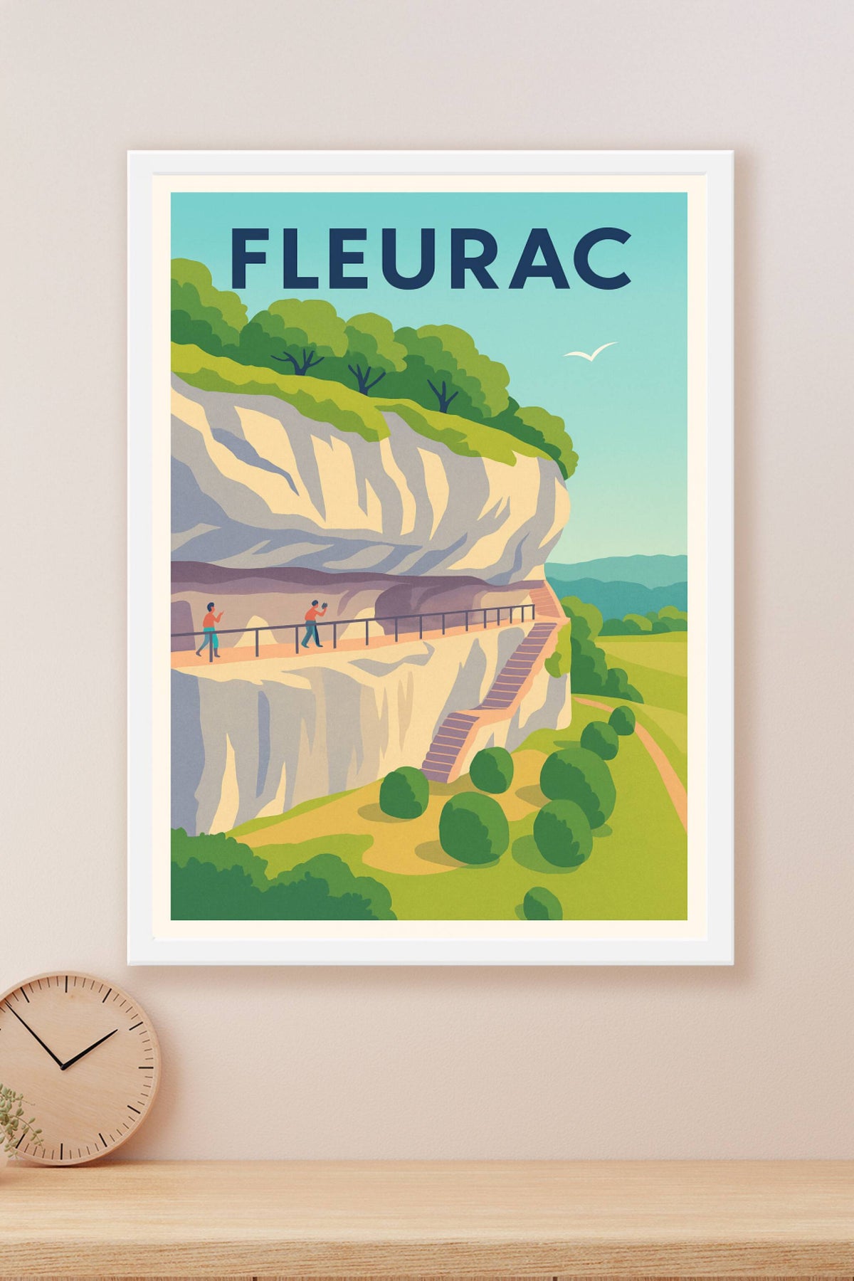 Affiche Fleurac — Évasion au cœur de la nature · poster d'art de Fleurac