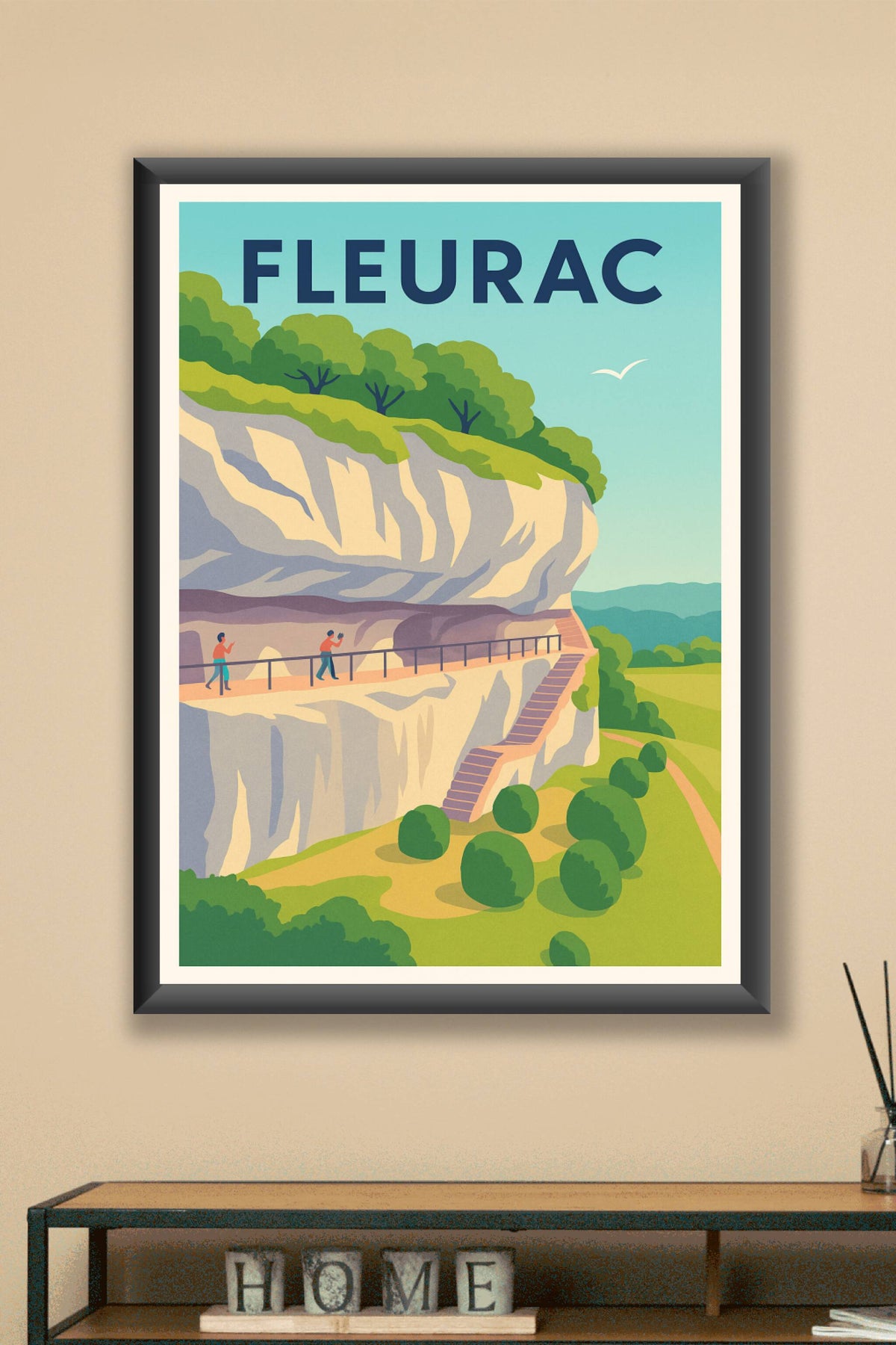 Affiche Fleurac — Évasion au cœur de la nature · poster d'art de Fleurac