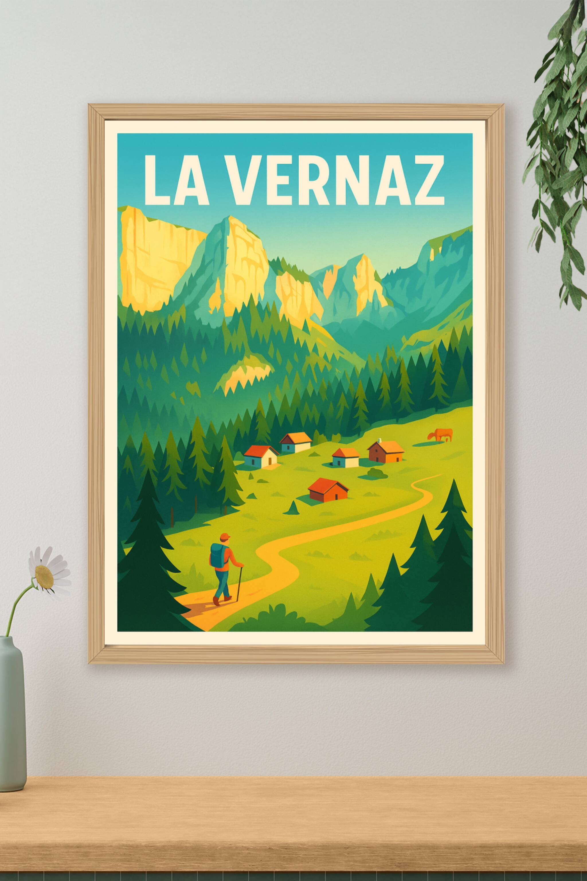 Affiche de La Vernaz - Escapade nature en montagne