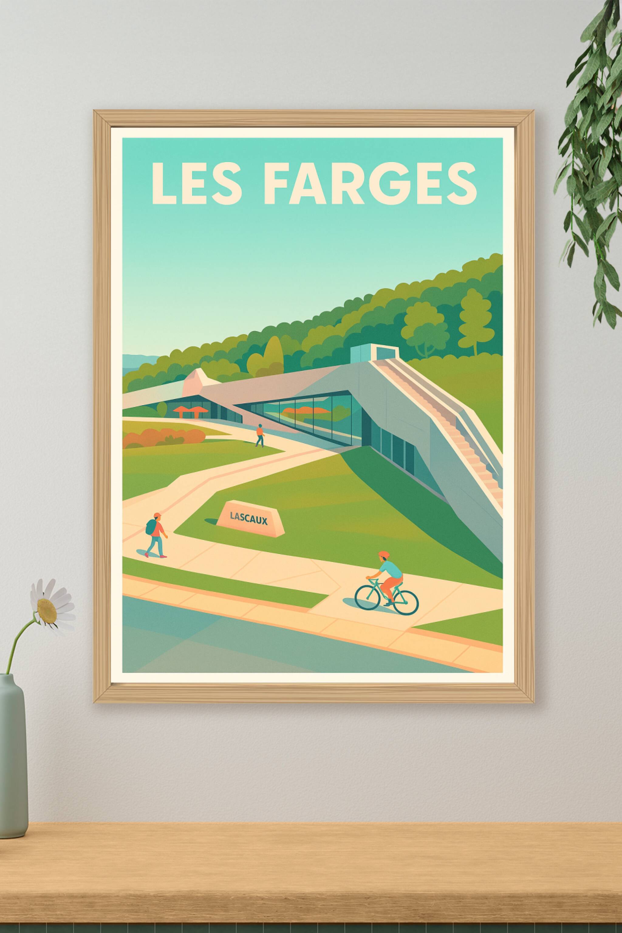 Affiche de Les Farges - L'art préhistorique sublimé