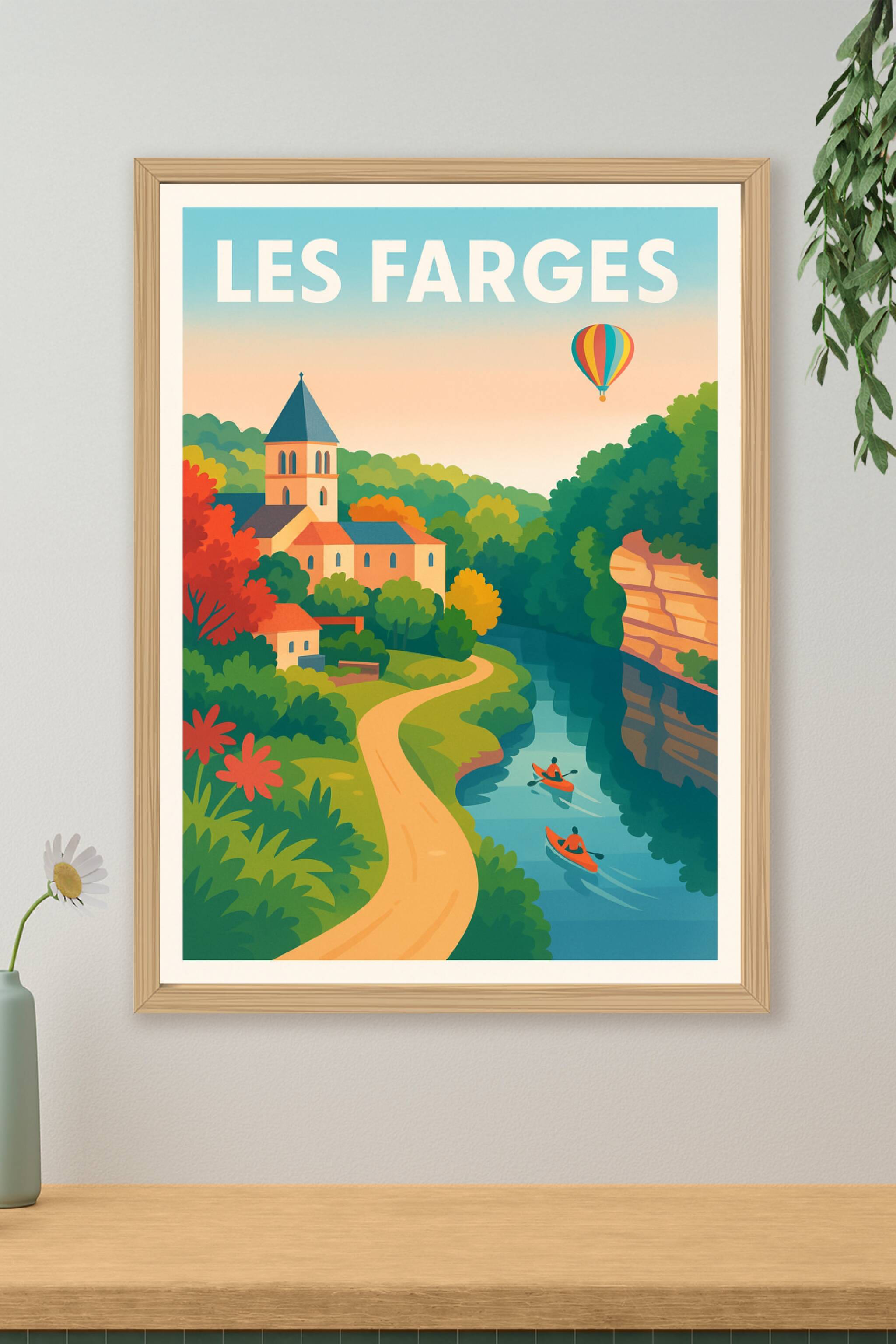 Affiche de Les Farges - Évasion et nature préservée