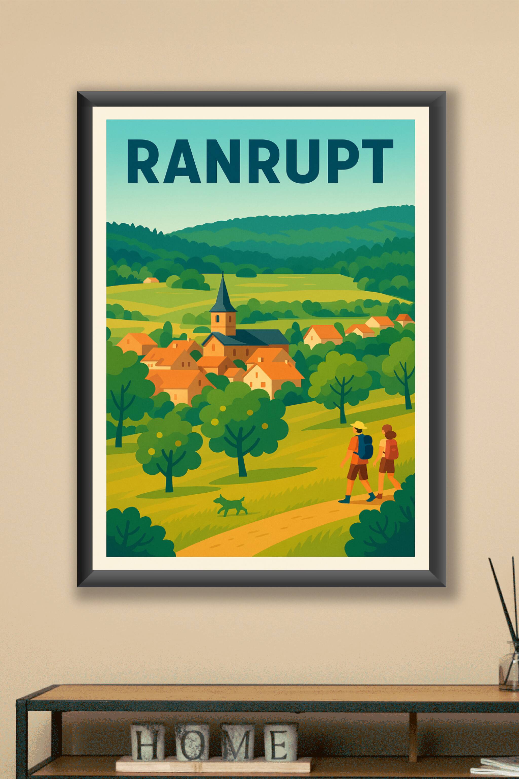 Affiche Ranrupt — Invitation à la balade en pleine nature · poster d'art de Ranrupt