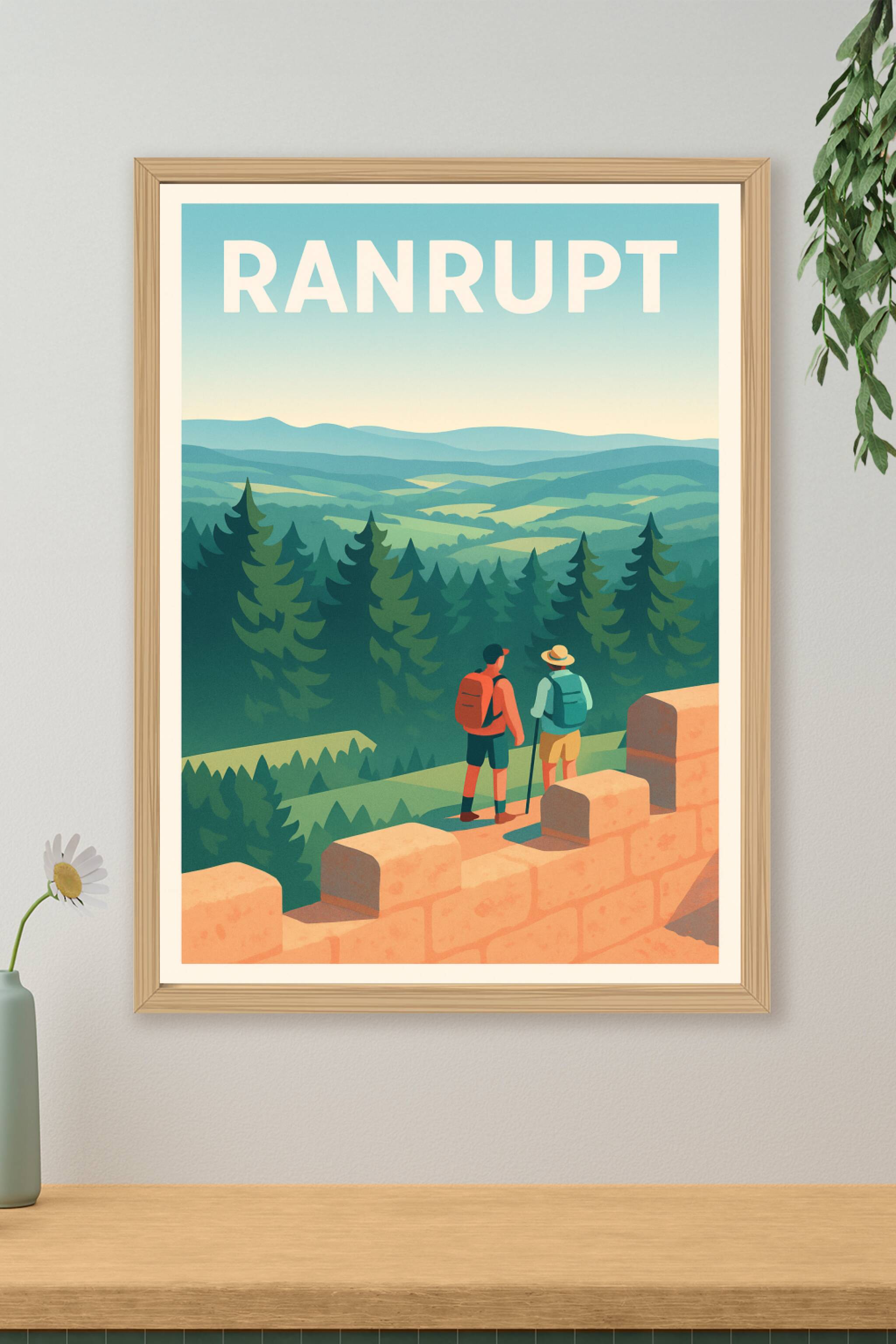 Affiche Ranrupt — Évasion nature et panoramas d'Alsace · poster d'art de Ranrupt
