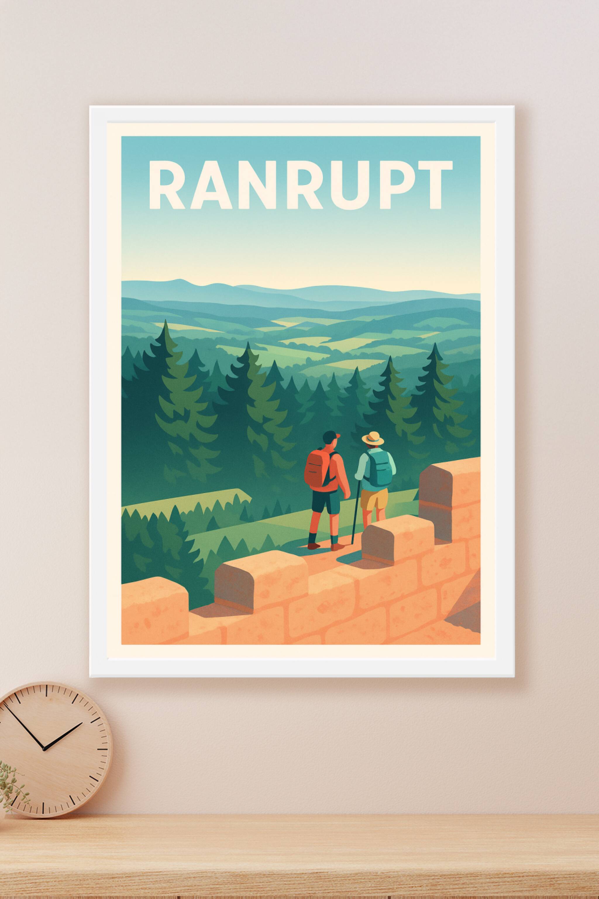 Affiche Ranrupt — Évasion nature et panoramas d'Alsace · poster d'art de Ranrupt