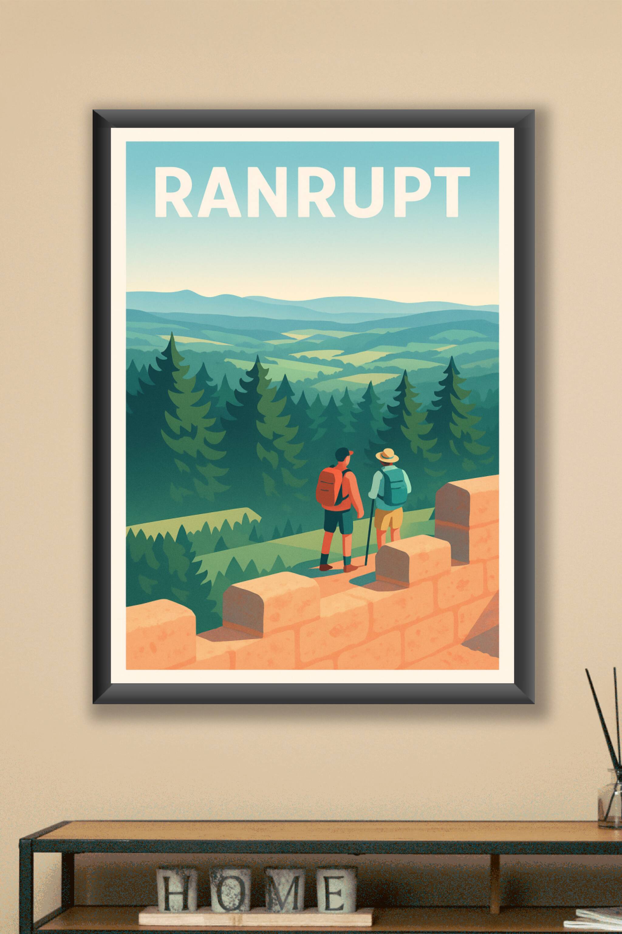 Affiche Ranrupt — Évasion nature et panoramas d'Alsace · poster d'art de Ranrupt