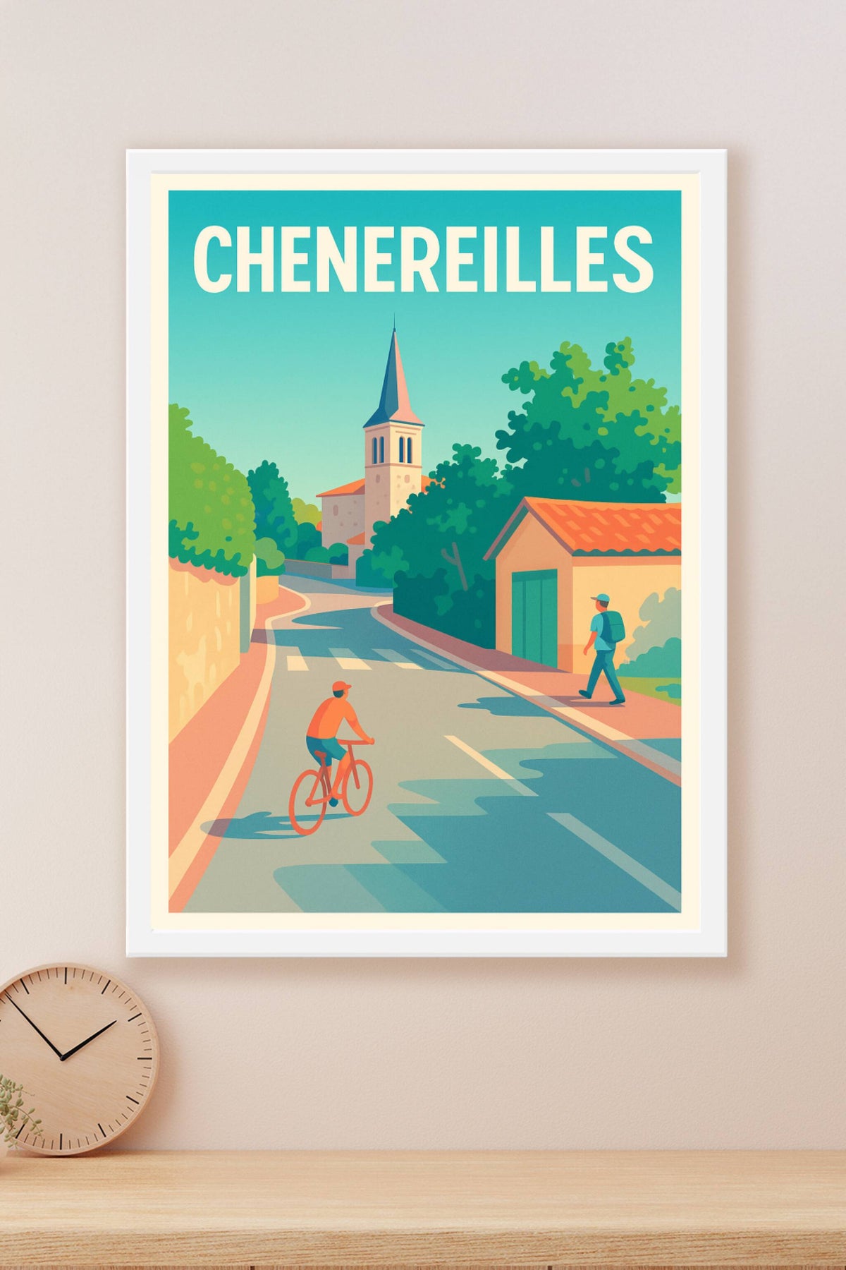 Affiche Chéneireilles — Lumières et douceur d'une balade tranquille · poster d'art de Chéneireilles