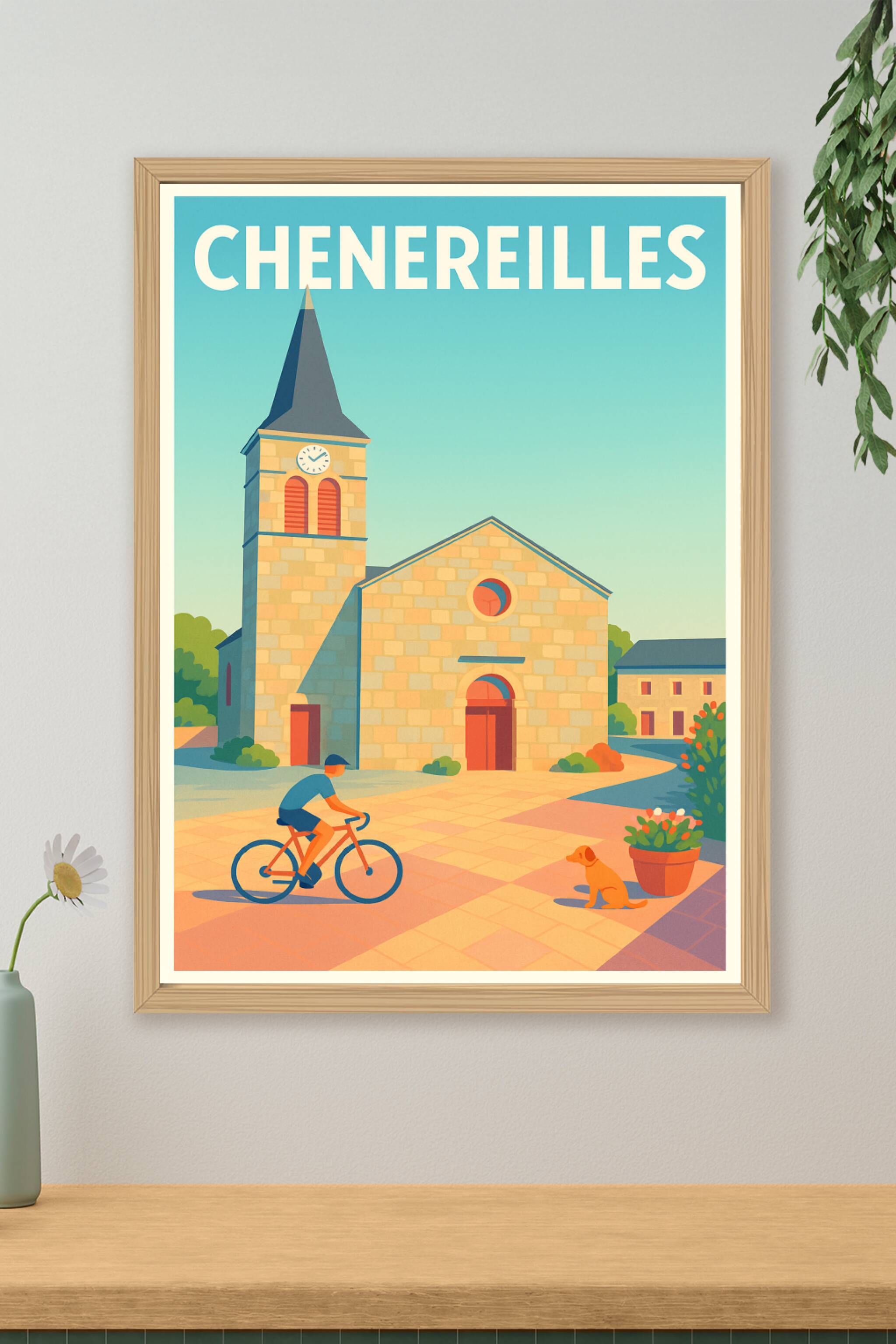 Affiche de Cheneireilles - Charme paisible et douceur de vie