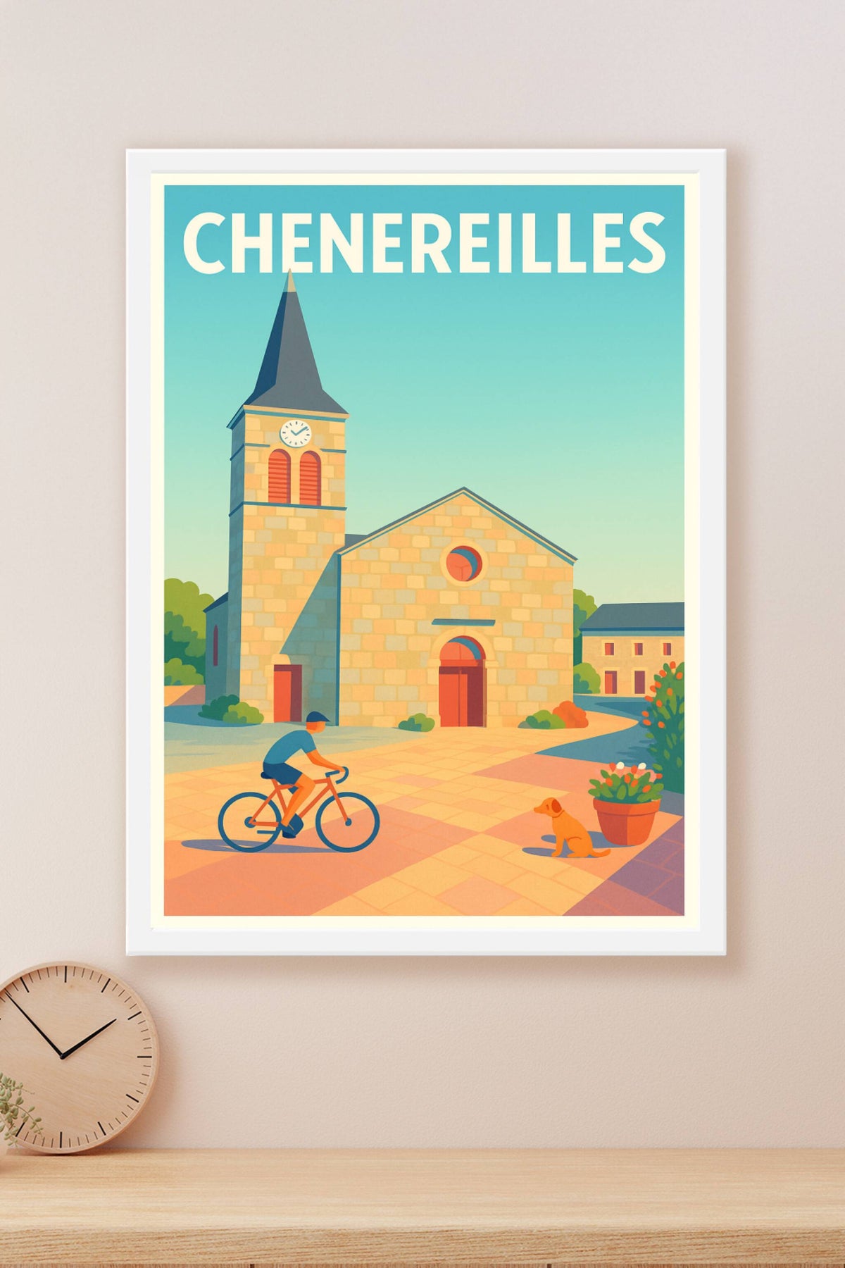 Affiche Cheneireilles — Charme paisible et douceur de vie · poster d'art de Cheneireilles