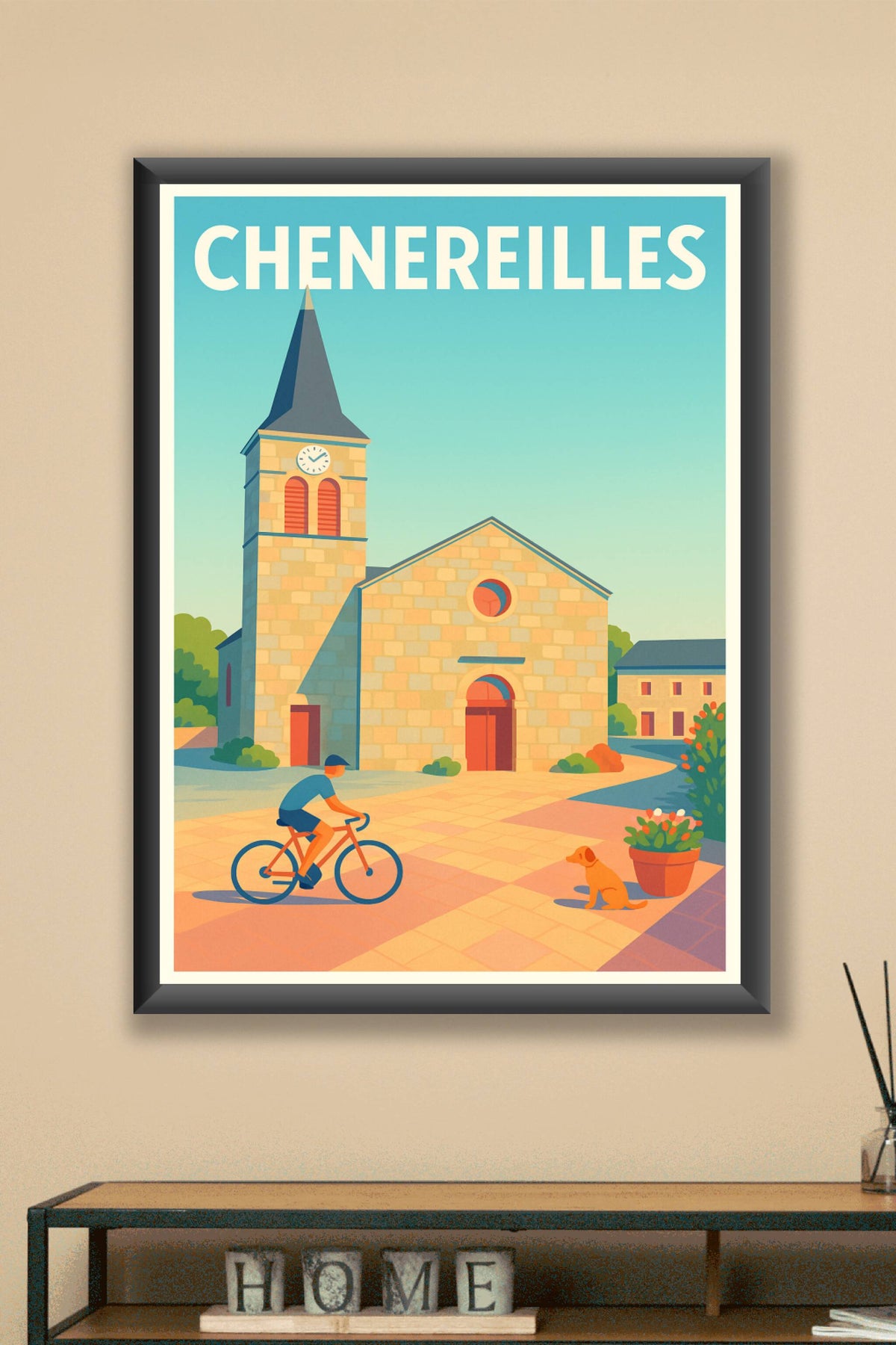 Affiche Cheneireilles — Charme paisible et douceur de vie · poster d'art de Cheneireilles