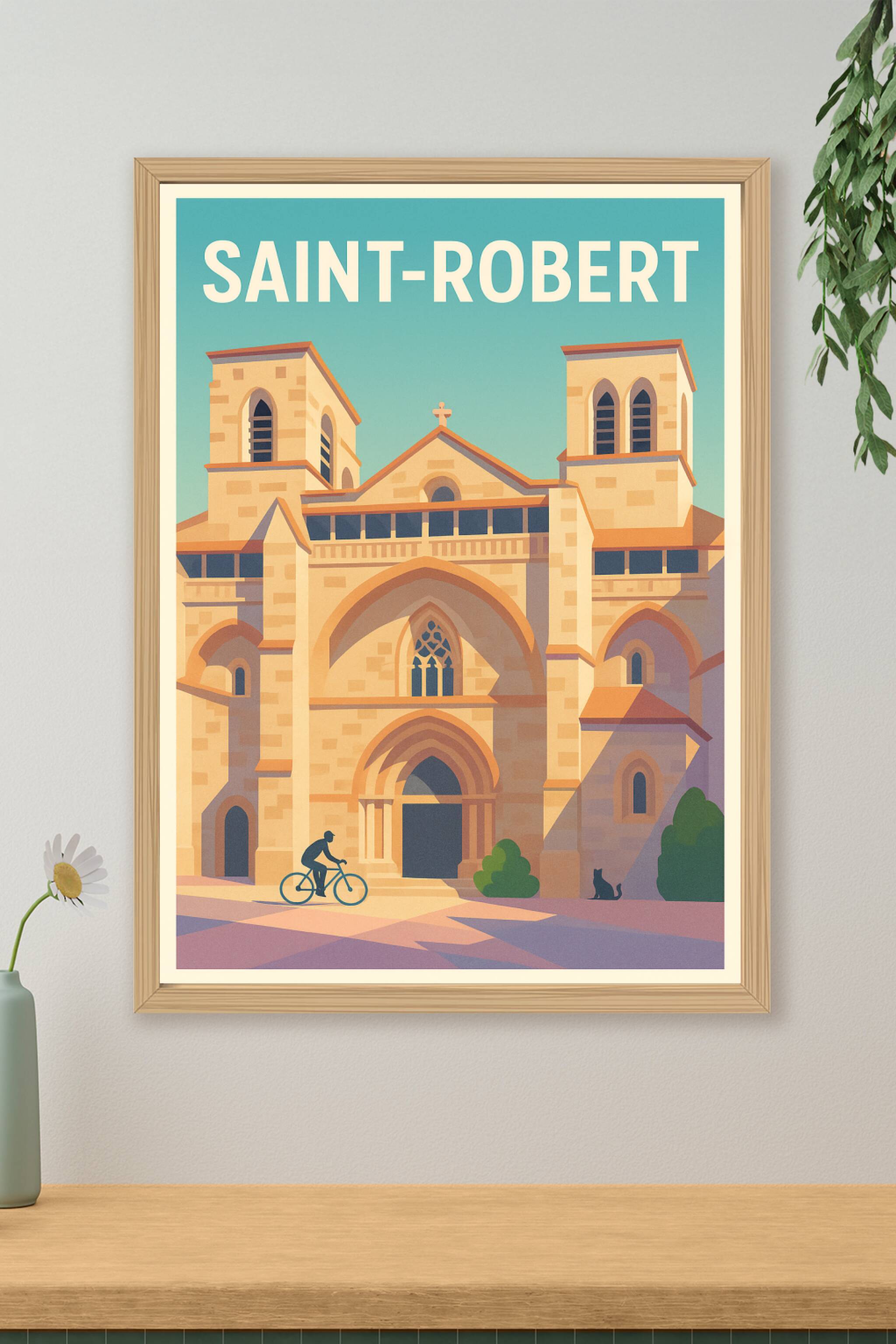 Affiche de Saint-Robert - Charme et histoire au cœur du village
