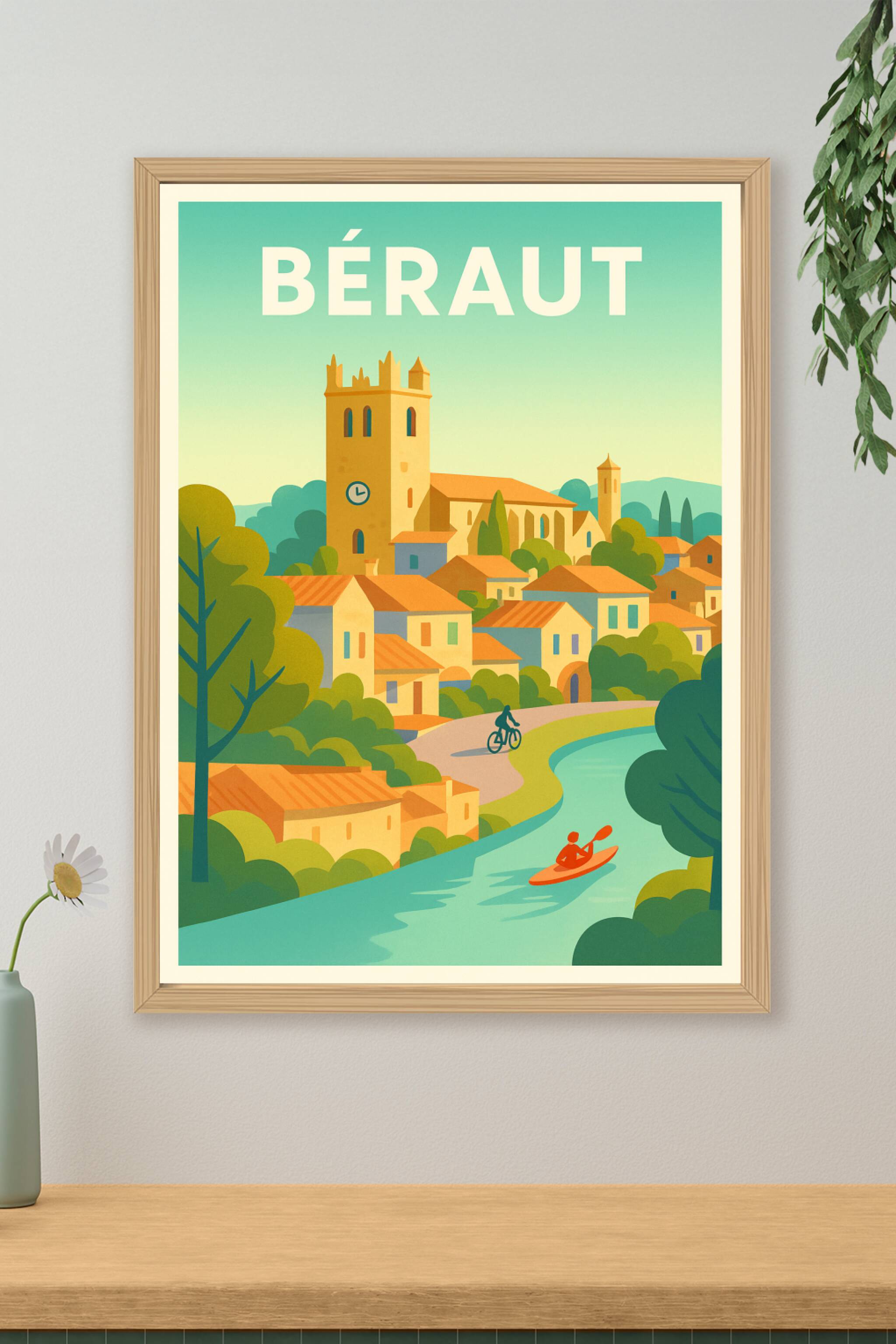 Affiche de Béraut - Charme authentique et douceur de vivre