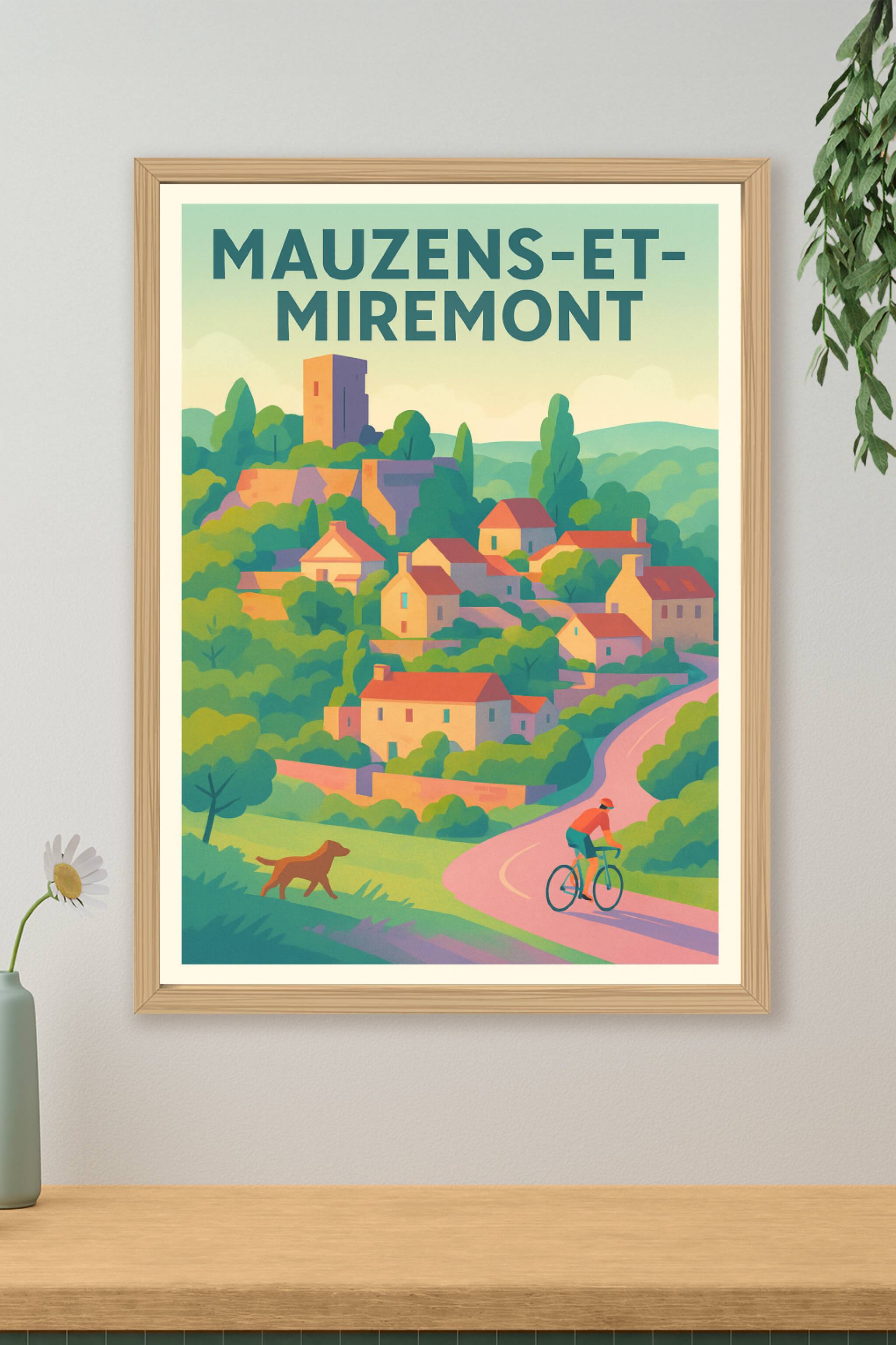 Affiche de Mauzens-et-Miremont - Charme et nature Dordognote