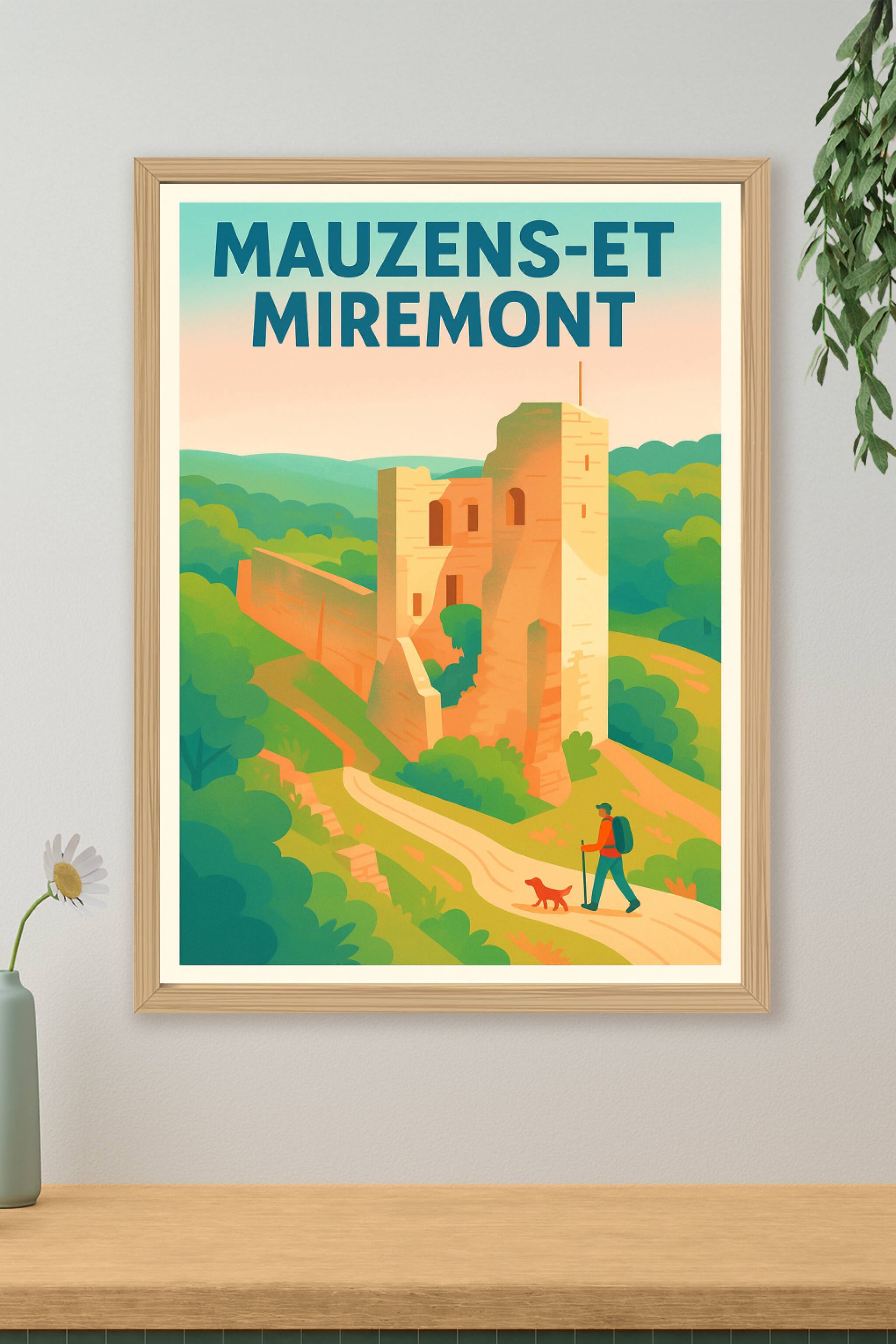 Affiche de Mauzens-et-Miremont - Promenade au cœur de l'histoire