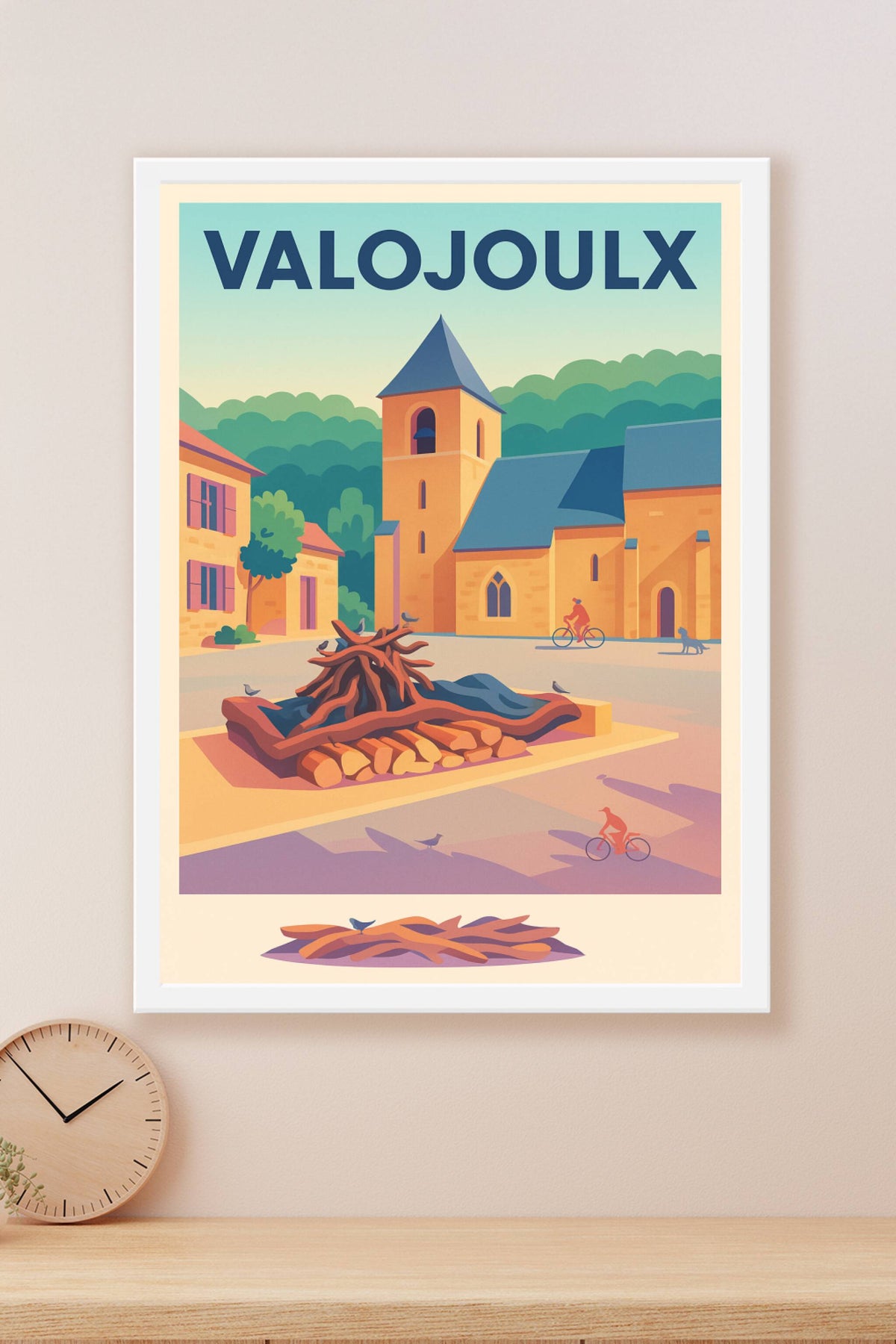 Affiche Valojoulx — Charme rural et nature apaisante · poster d'art de Valojoulx