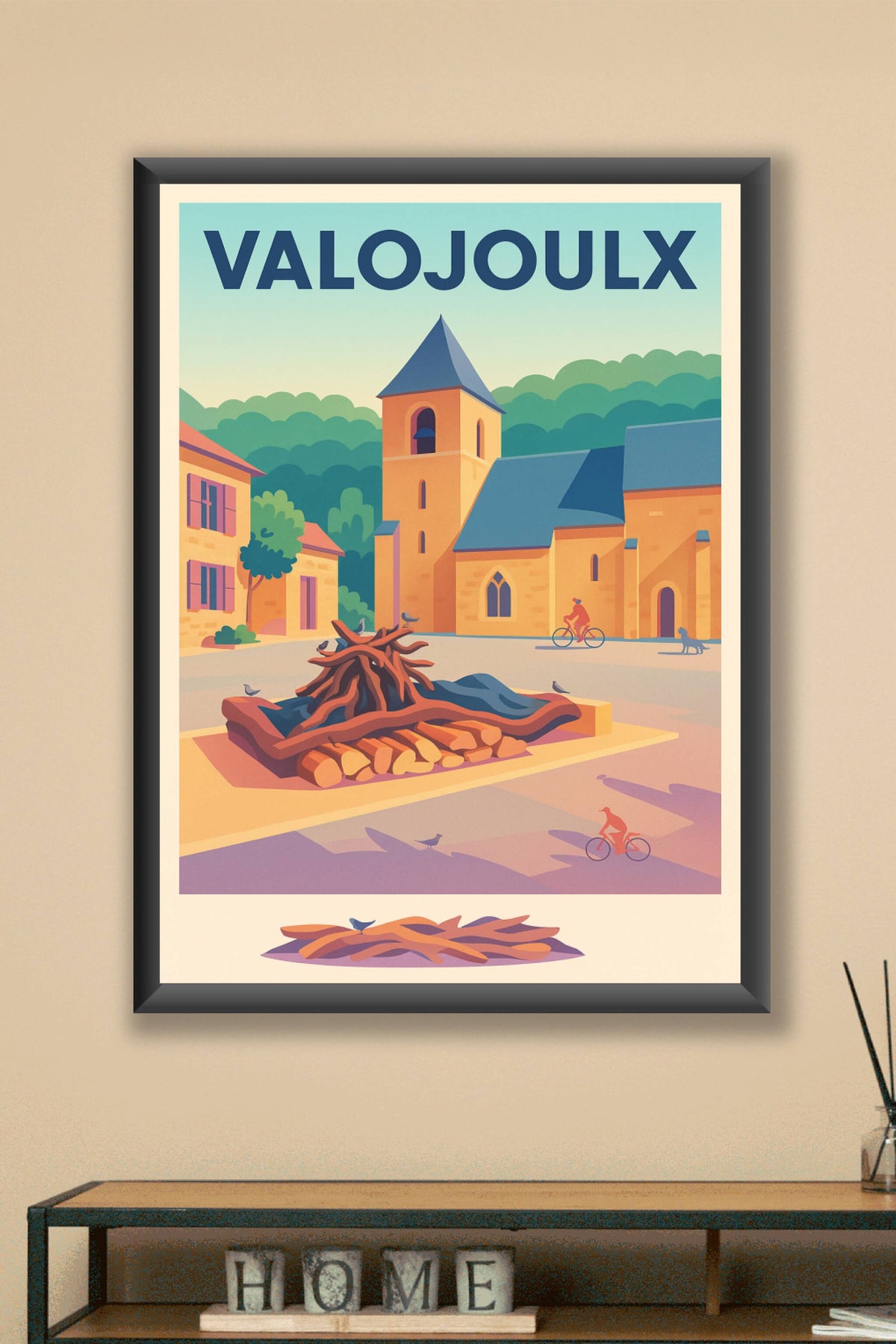 Affiche Valojoulx — Charme rural et nature apaisante · poster d'art de Valojoulx