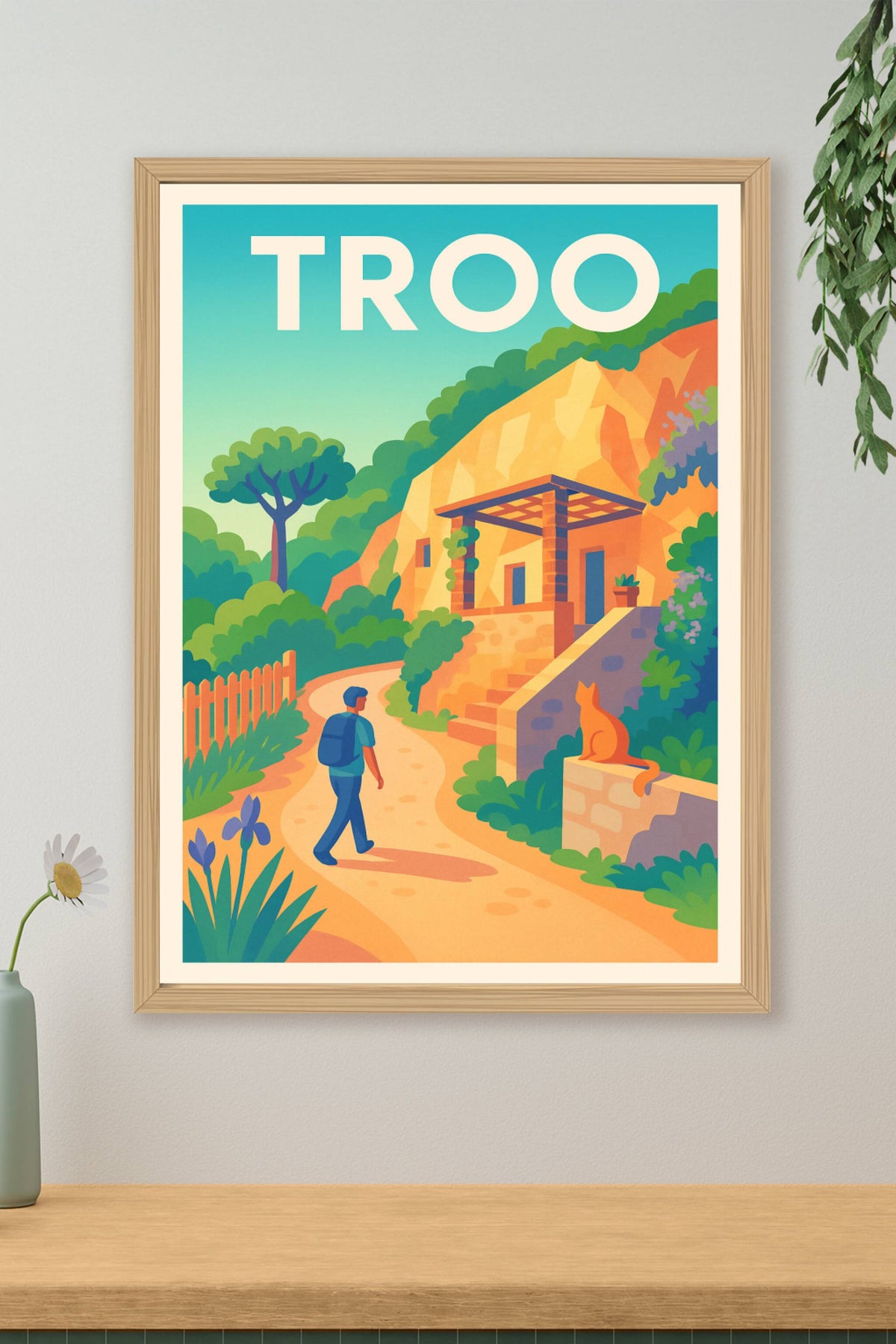 Affiche Troo — Promenade paisible en nature · poster d'art de Troo