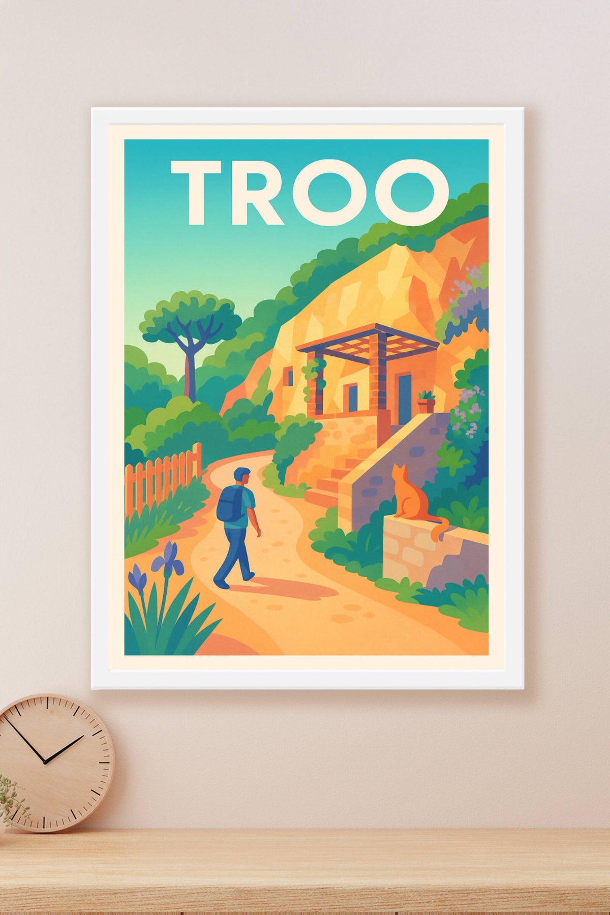 Affiche Troo — Promenade paisible en nature · poster d'art de Troo