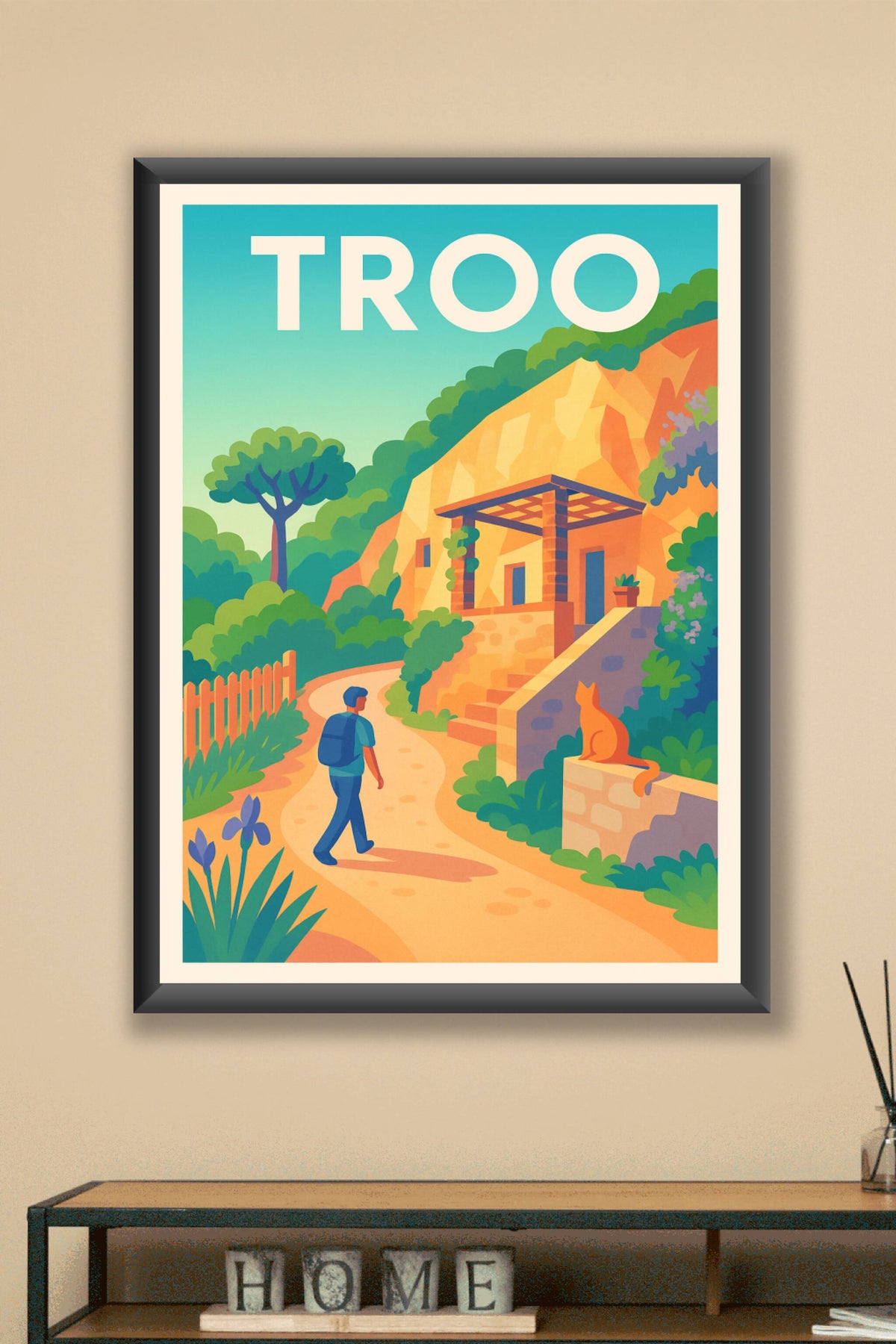 Affiche Troo — Promenade paisible en nature · poster d'art de Troo