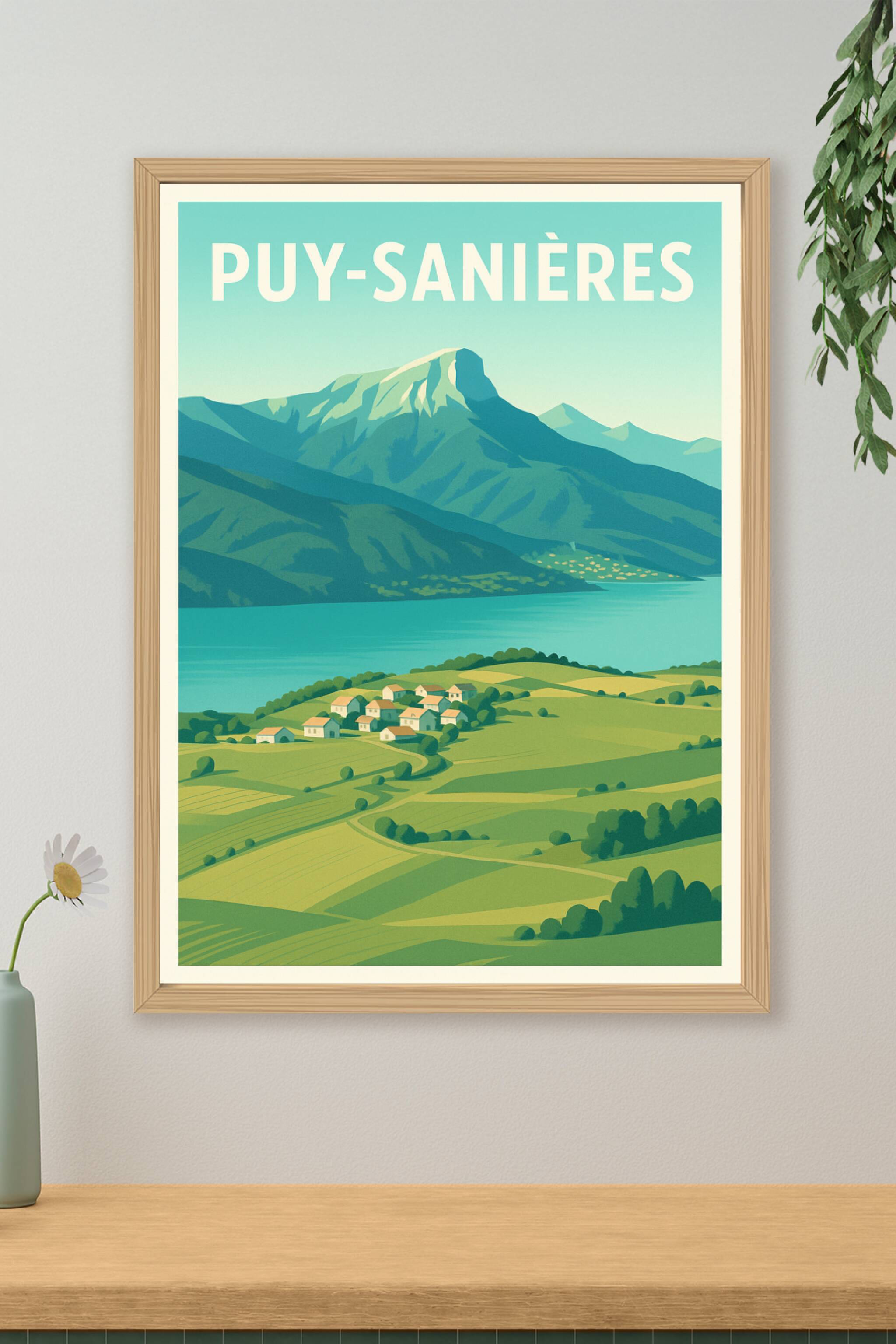 Affiche de Puy-Sanières - L'évasion nature en pleine montagne