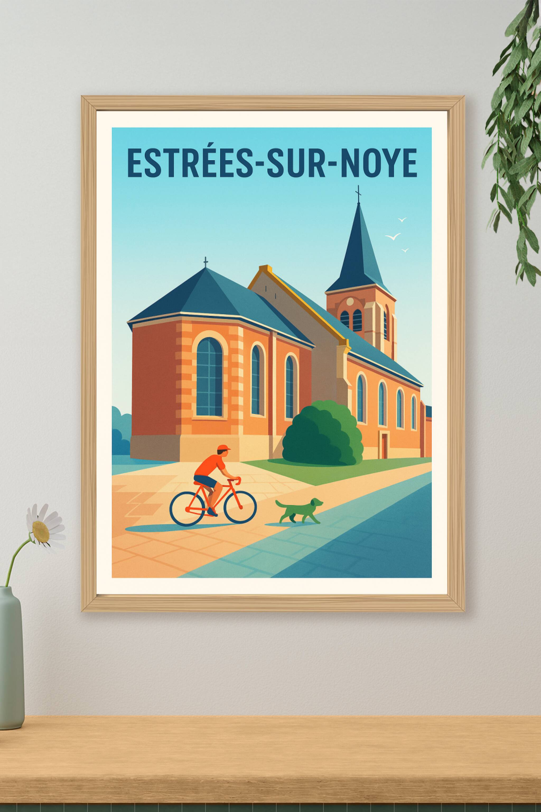 Affiche de Estrées-sur-Noye - Charme paisible et convivial
