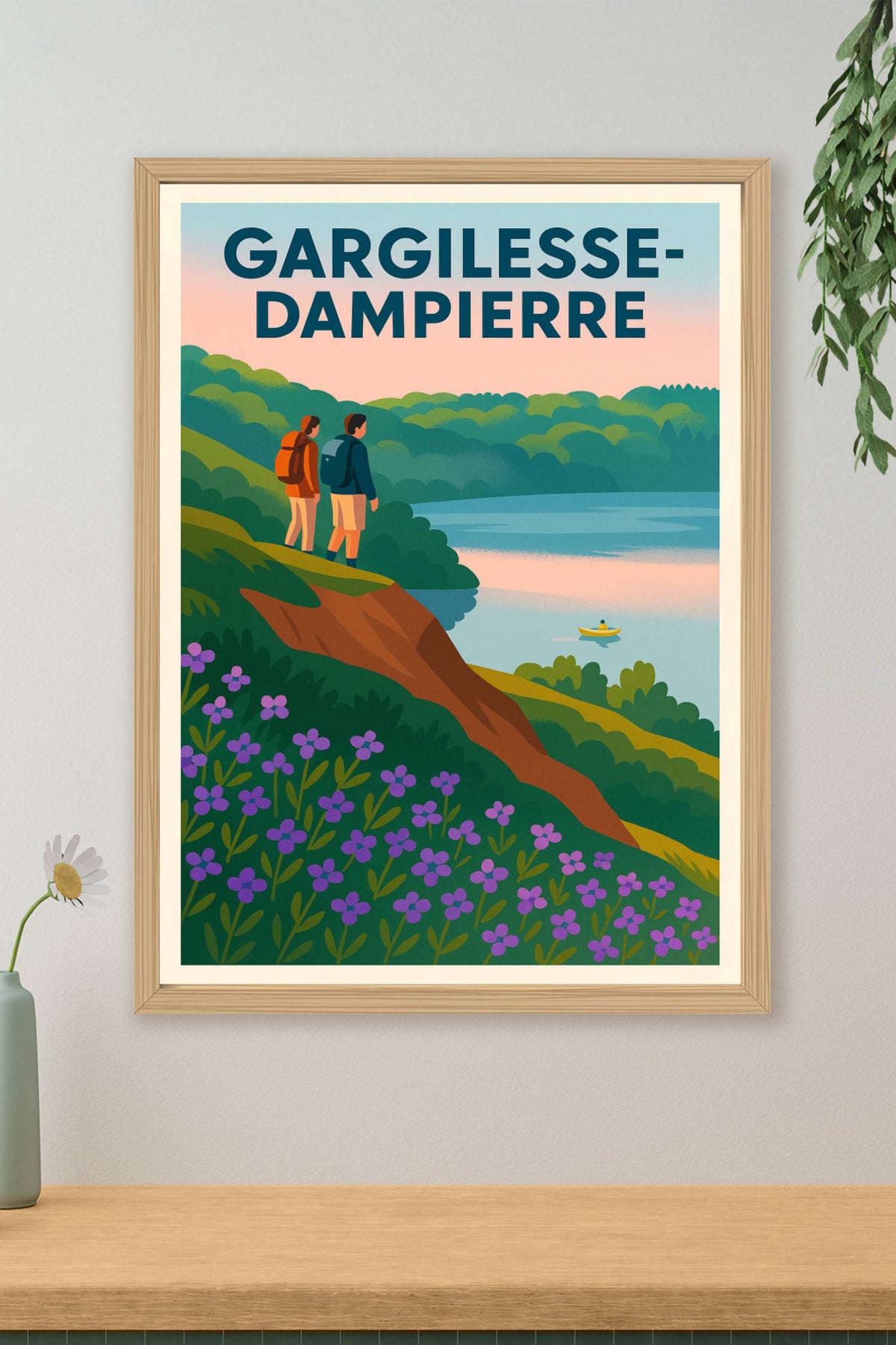 Affiche Gargilesse-Dampierre — Évasion nature et sérénité · poster d'art de Gargilesse-Dampierre