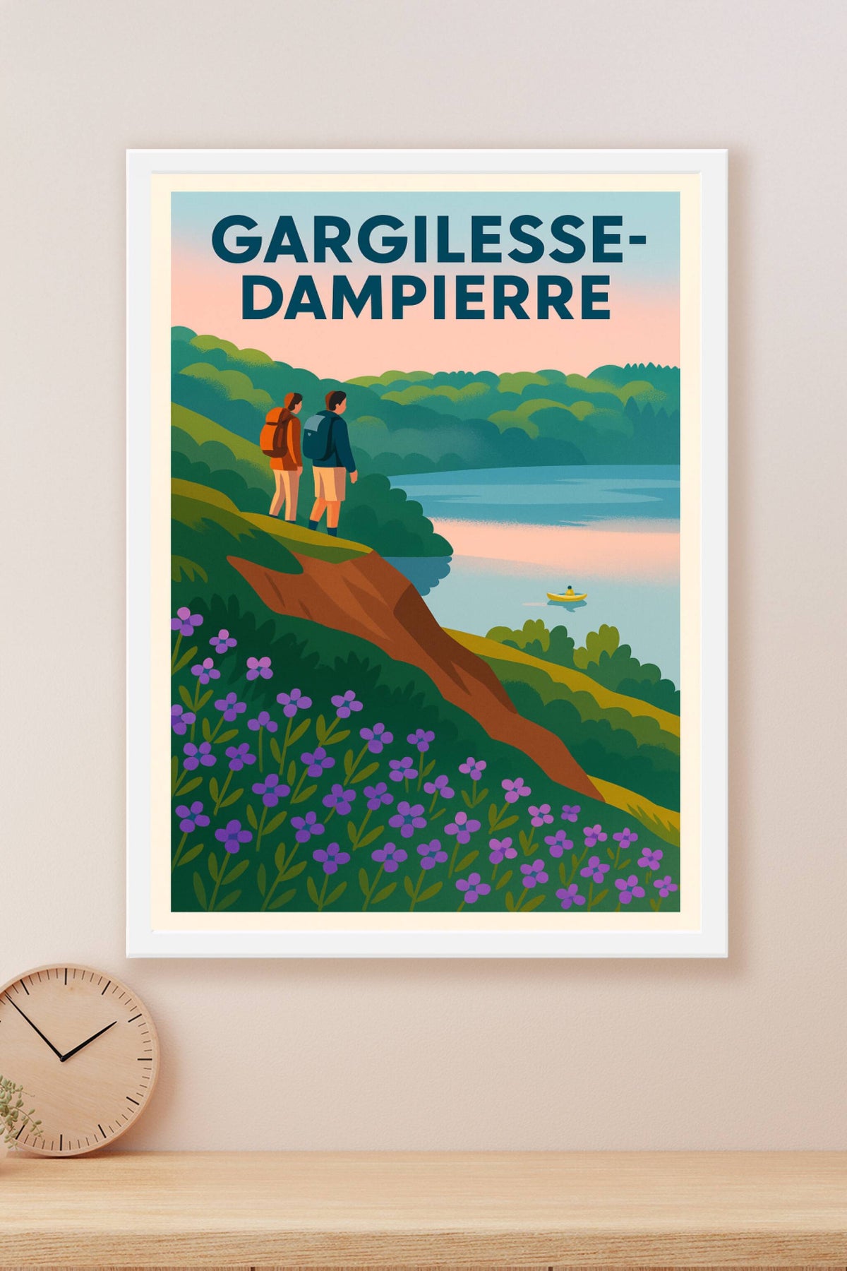 Affiche Gargilesse-Dampierre — Évasion nature et sérénité · poster d'art de Gargilesse-Dampierre