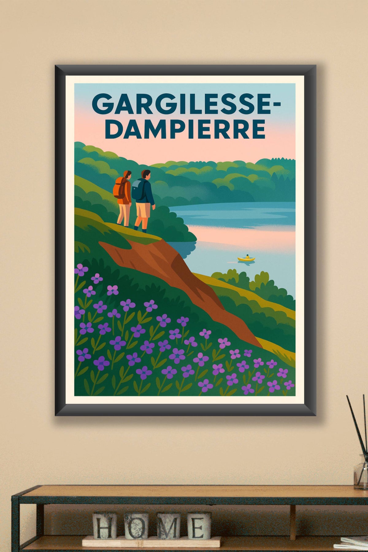 Affiche Gargilesse-Dampierre — Évasion nature et sérénité · poster d'art de Gargilesse-Dampierre