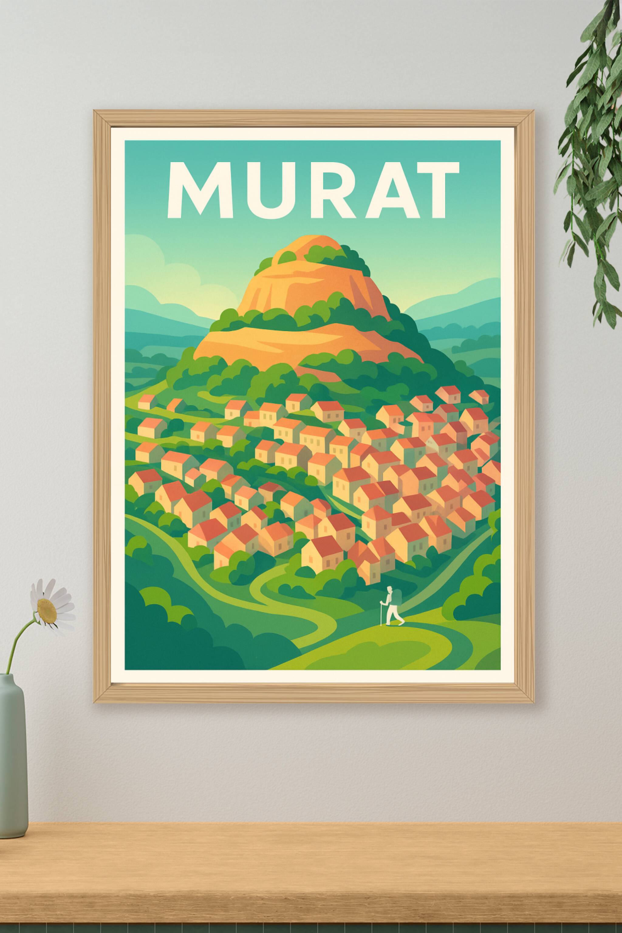 Affiche de Murat - Charme et nature au cœur du village