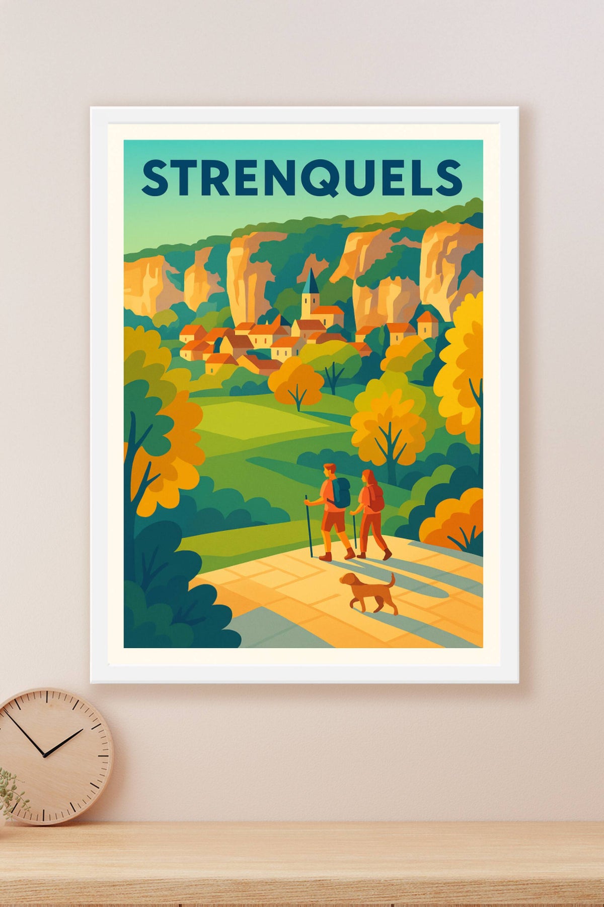 Affiche Strenquels — Escapade nature au cœur des paysages pittoresques · poster d'art de Strenquels
