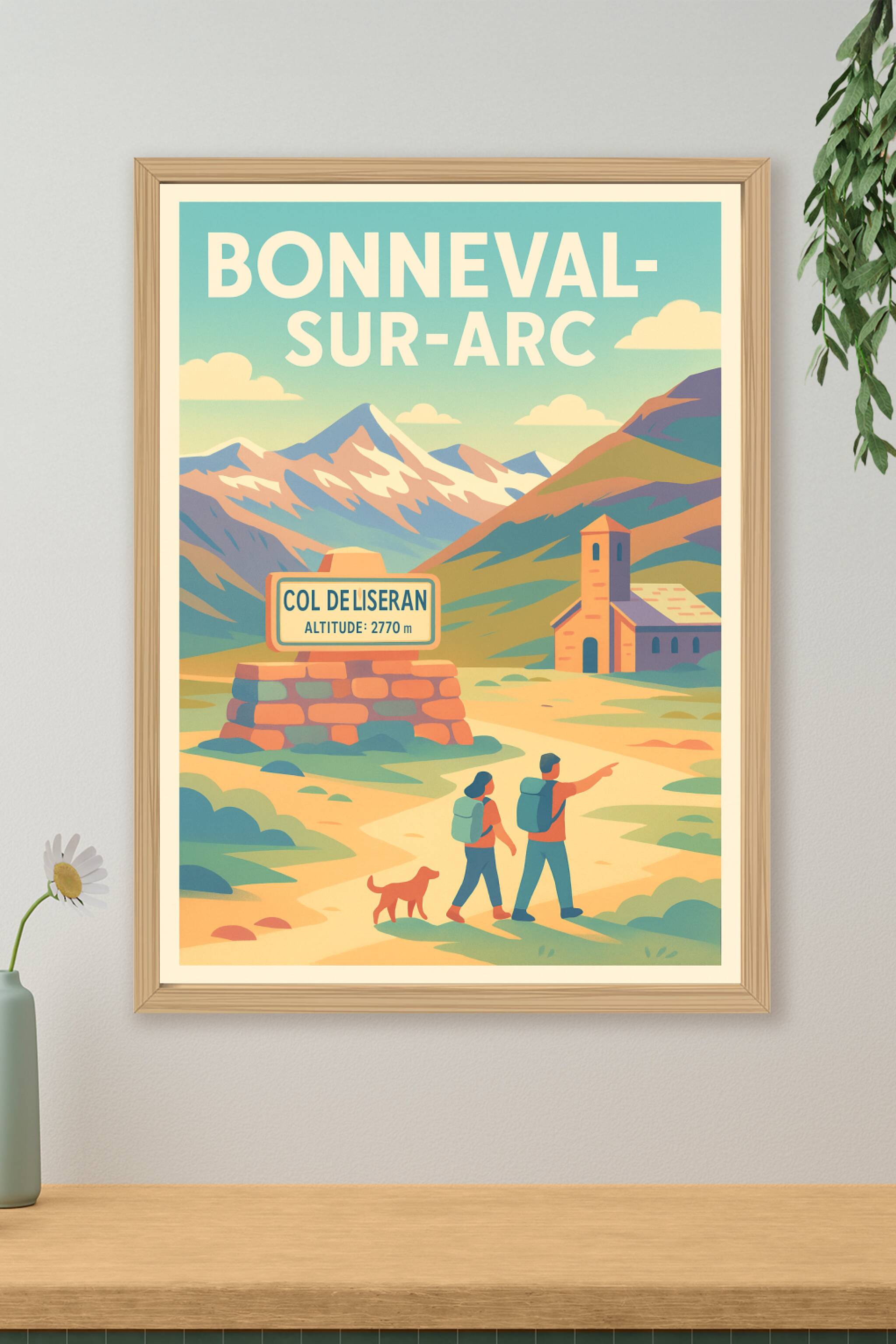 Affiche de Bonneval-sur-Arc - Évasion au cœur des montagnes alpines