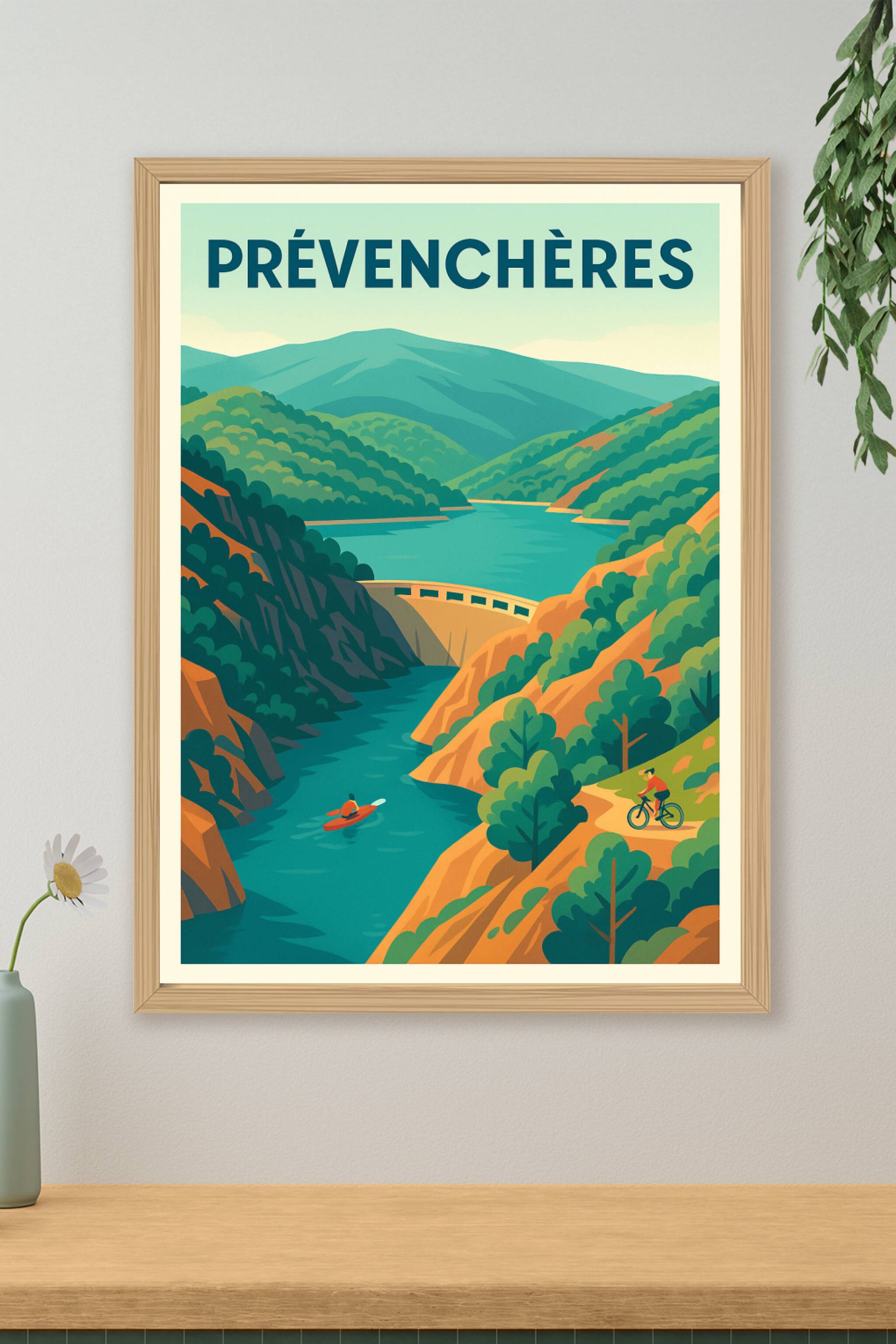 Affiche de Prévenchères - Évasion et nature au cœur des gorges
