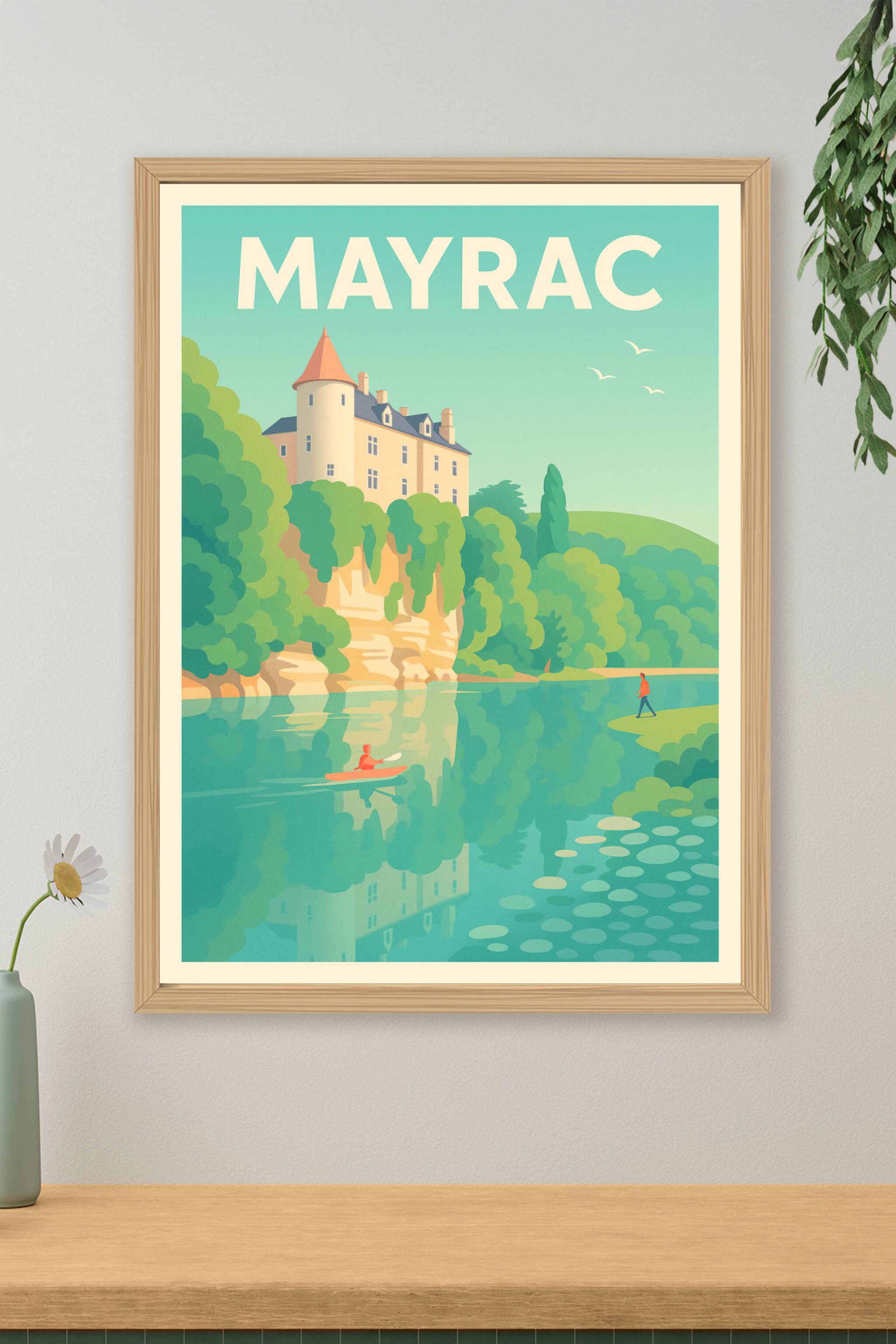 Affiche de Mayrac - Tranquillité au bord de l'eau