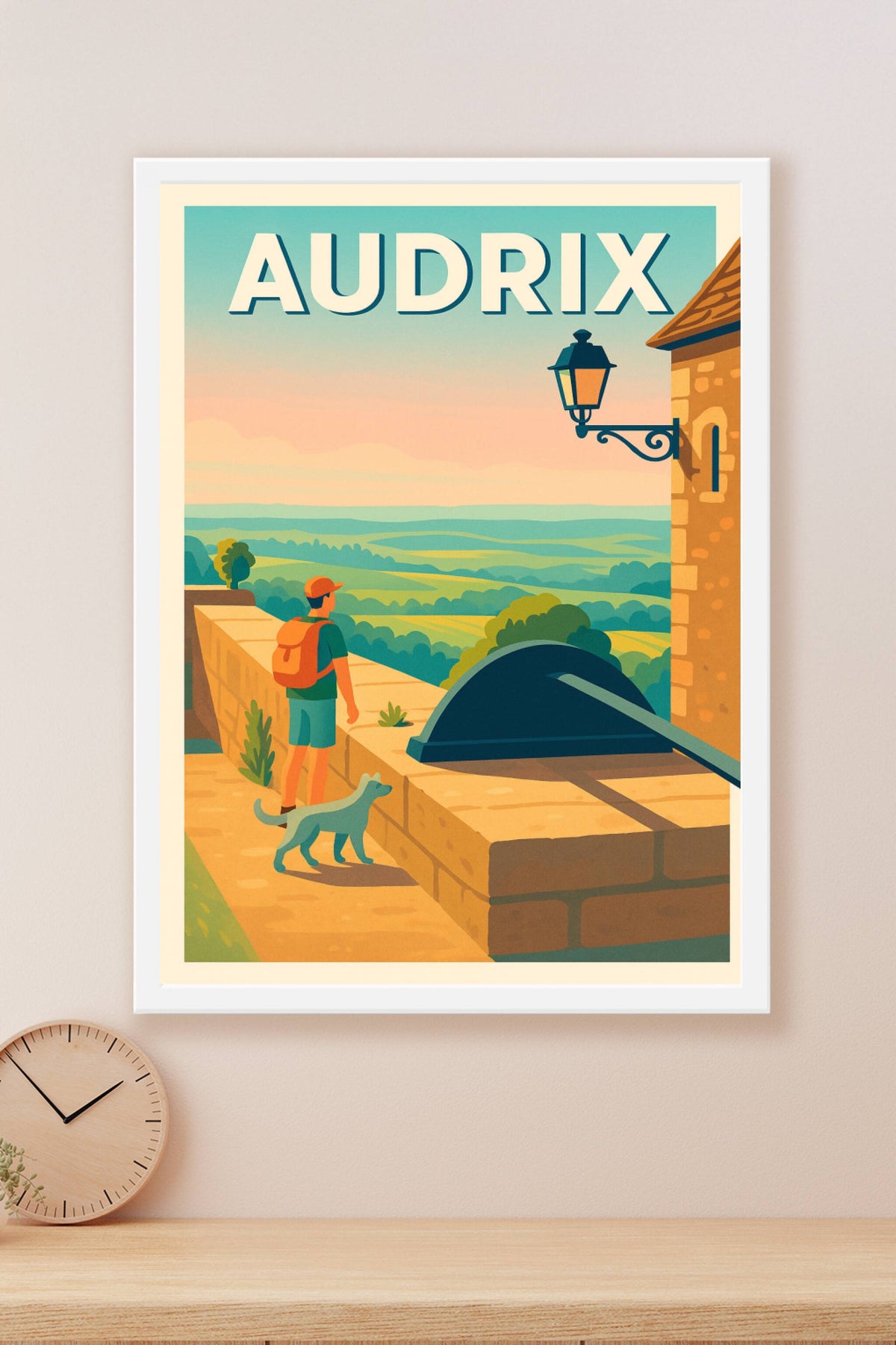 Affiche Audrix — Évasion et nature en pleine Dordogne · poster d'art de Audrix