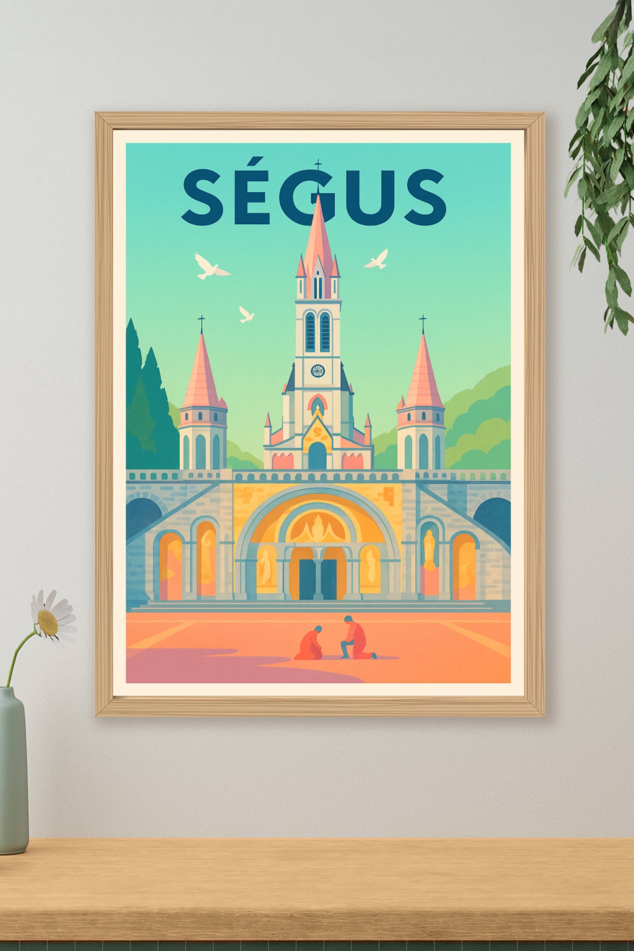Affiche de Ségus - Lieu de recueillement et spiritualité