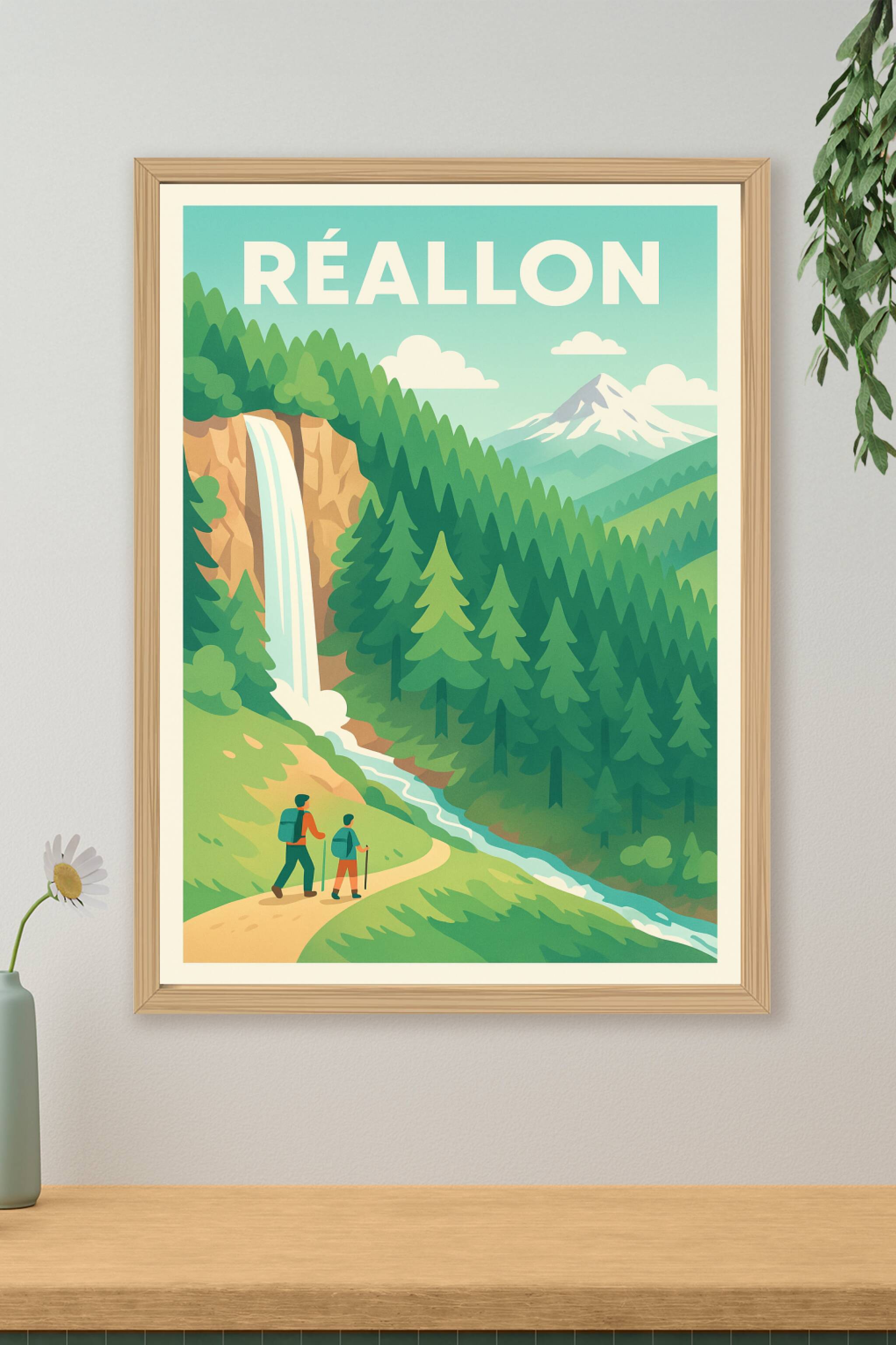 Affiche de Réallon - Évasion nature au cœur des montagnes