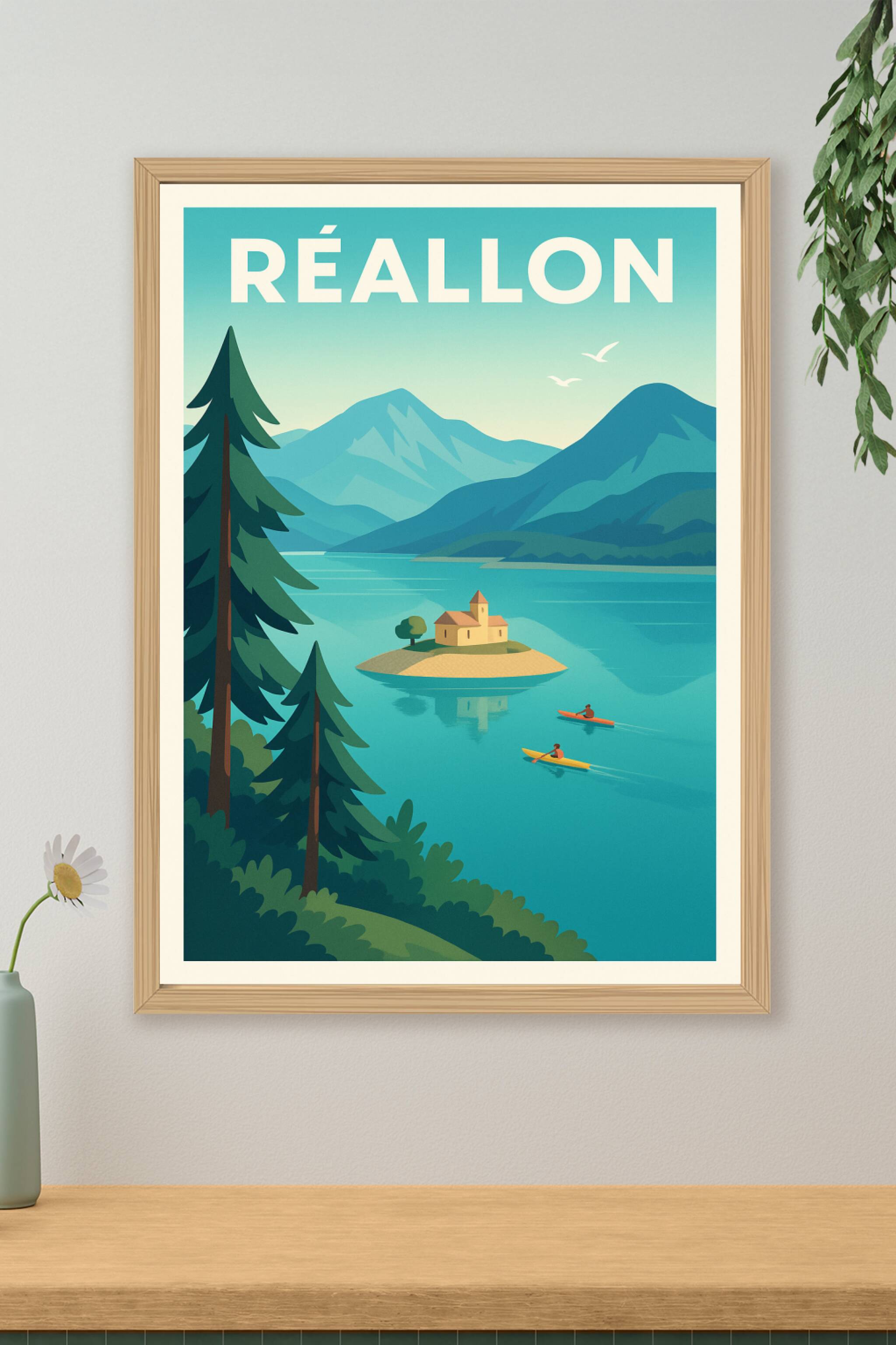 Affiche de Réallon - Évasion nature au cœur des montagnes