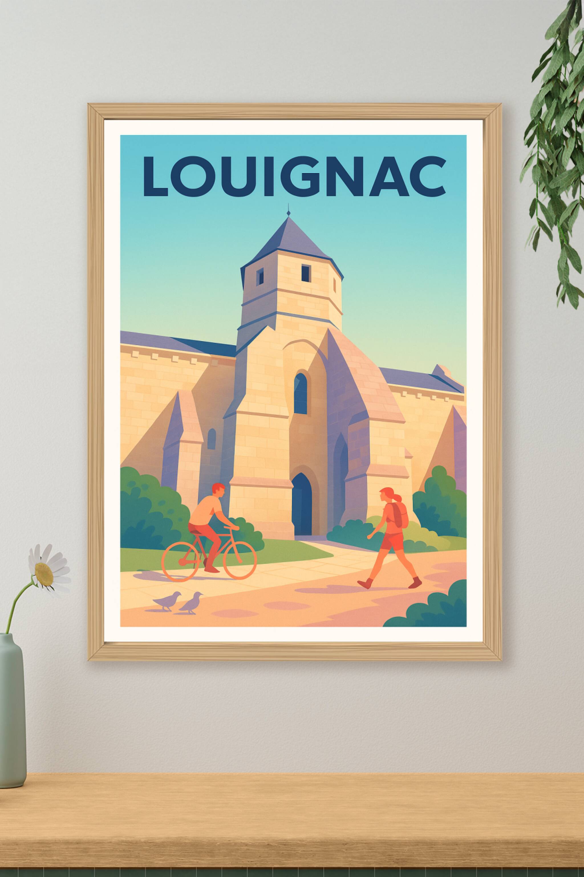 Affiche de Louignac - Charme et douceur au cœur du patrimoine