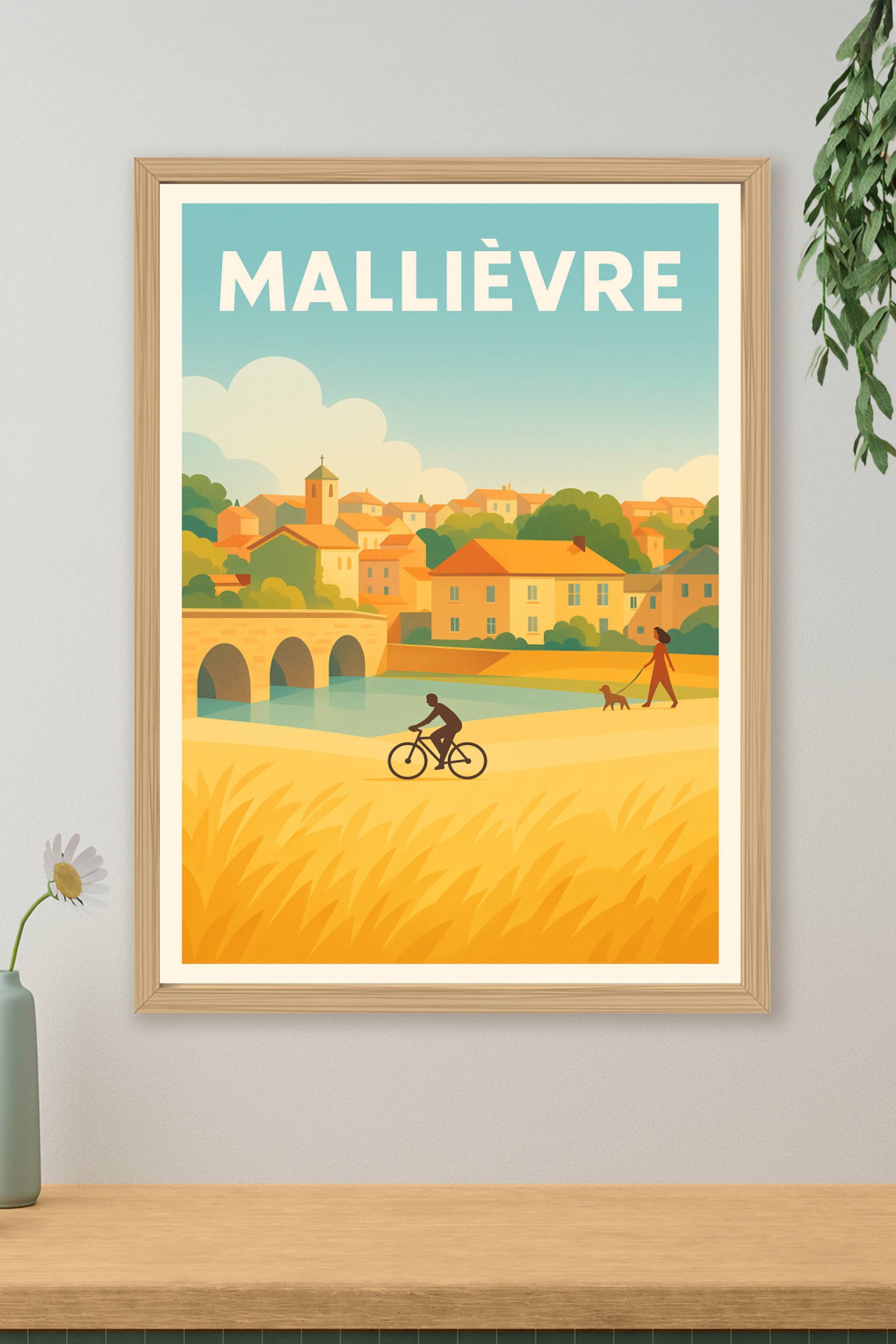 Affiche de Mallièvre - L'Art de la Douceur de Vivre