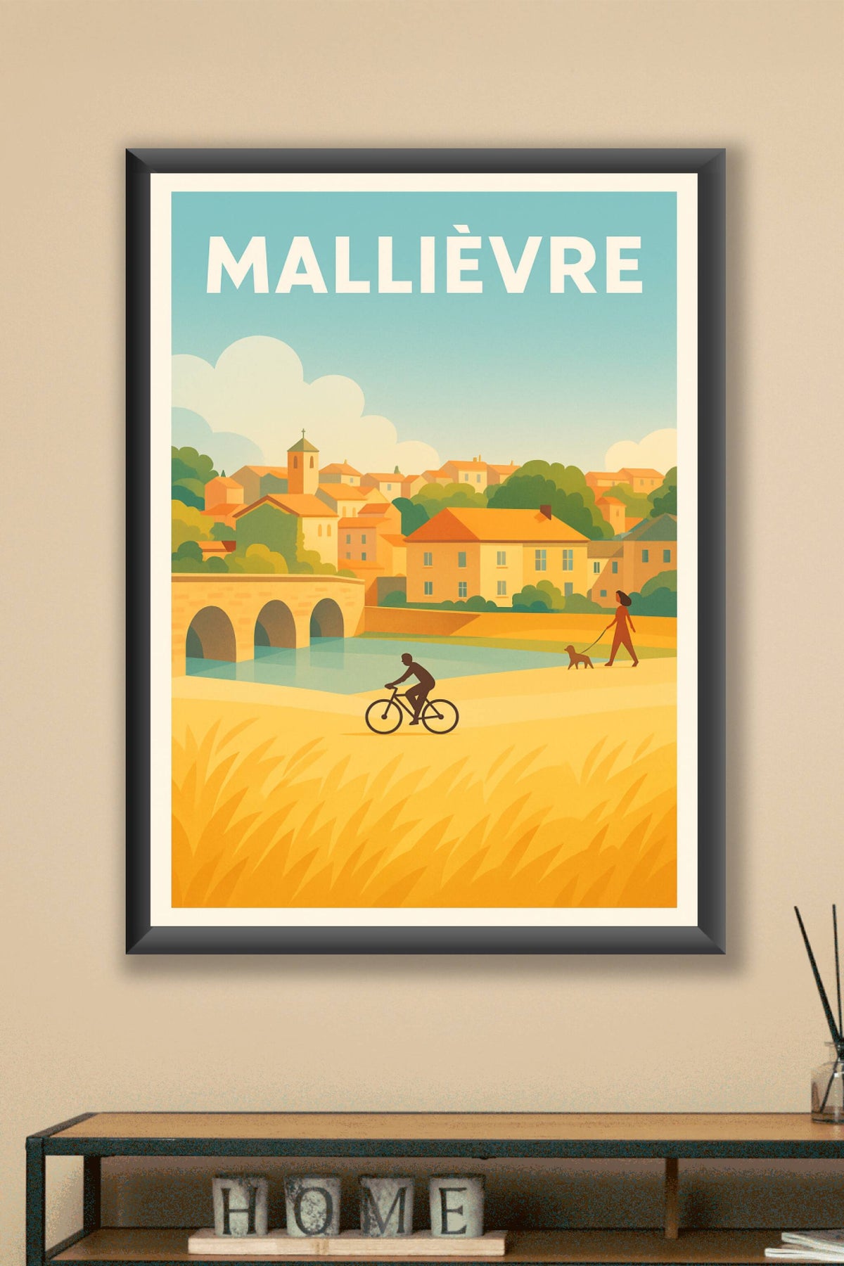 Affiche Mallièvre — L'Art de la Douceur de Vivre · poster d'art de Mallièvre