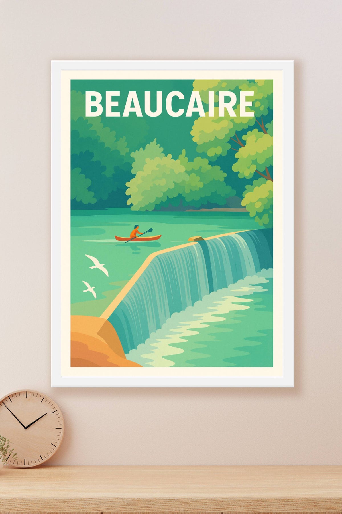 Affiche Beaucaire — Havre de paix et nature apaisante · poster d'art de Beaucaire