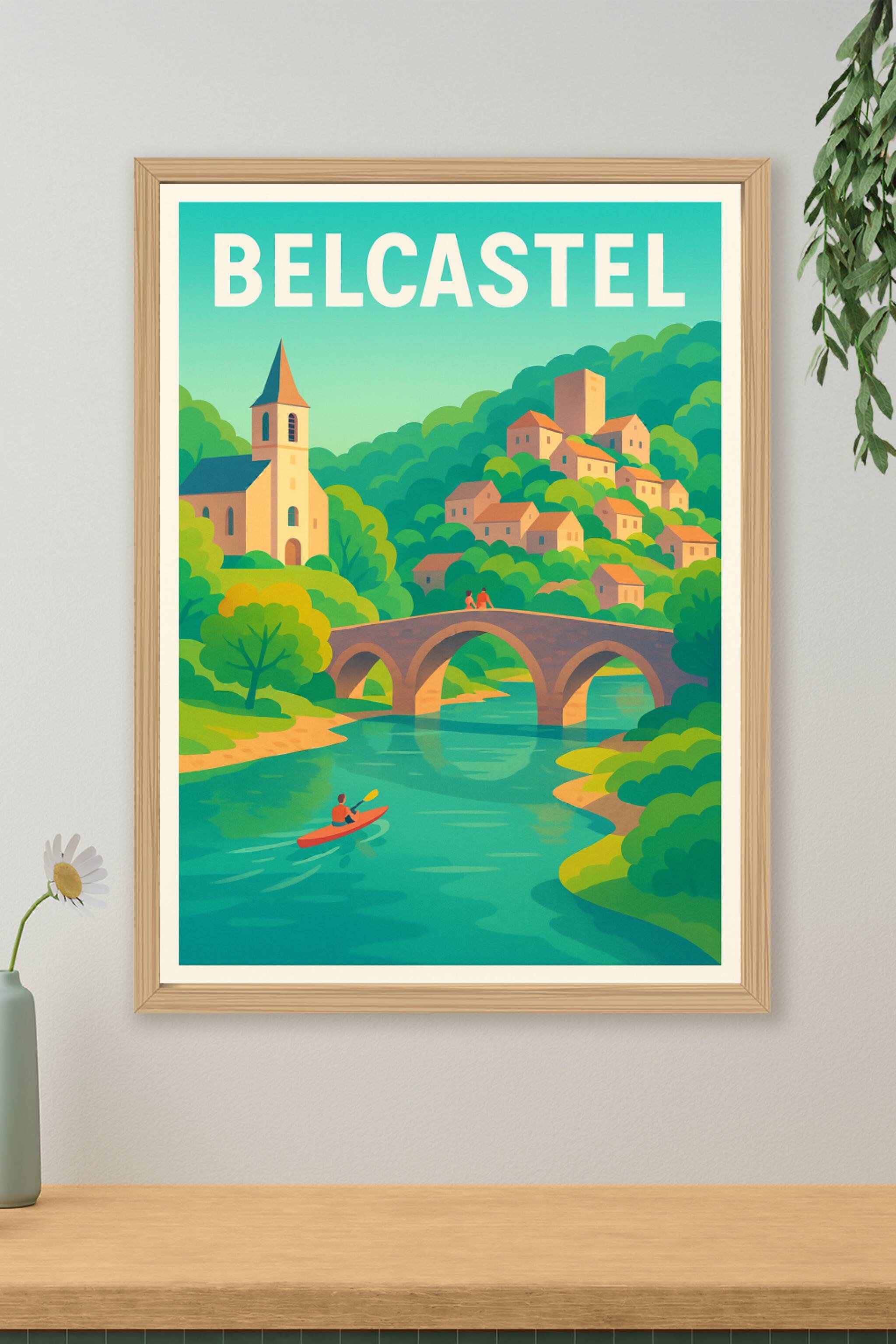 Affiche de Belcastel - Évasion romantique au cœur de la nature