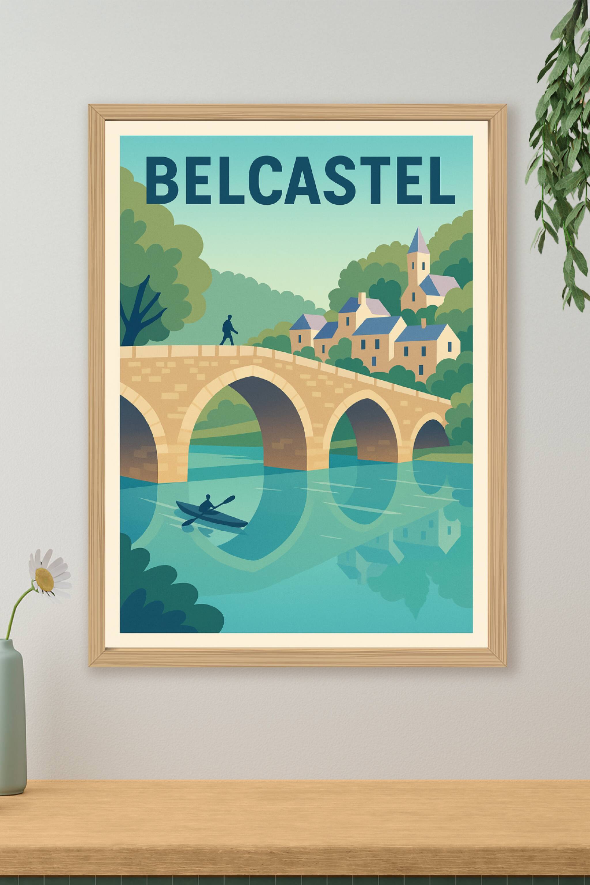 Affiche de Belcastel - Charme et sérénité au fil de l'eau