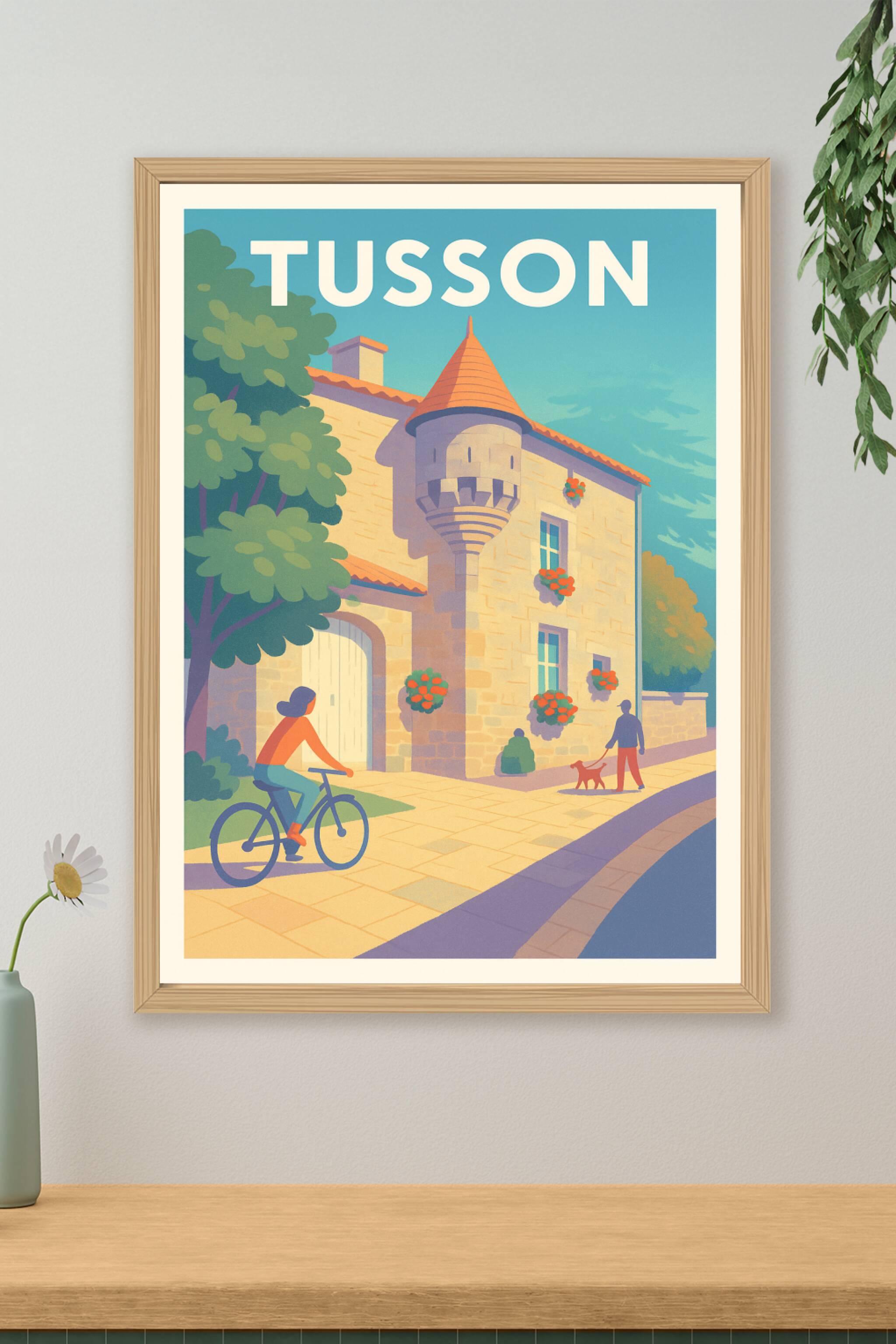 Affiche de Tusson - Charme et douceur d'un village d’antan