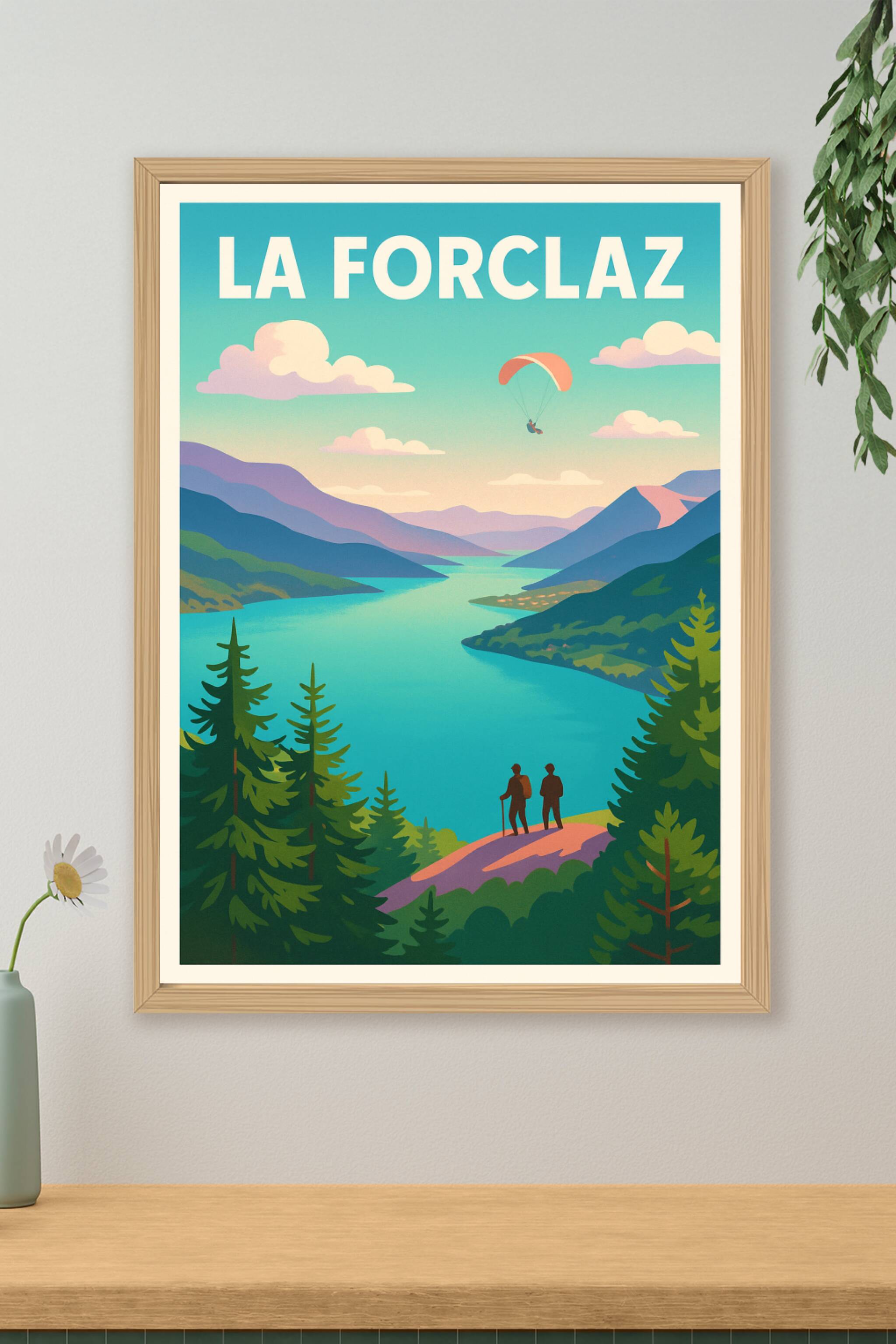 Affiche de La Forclaz - Évasion nature et panorama grandiose