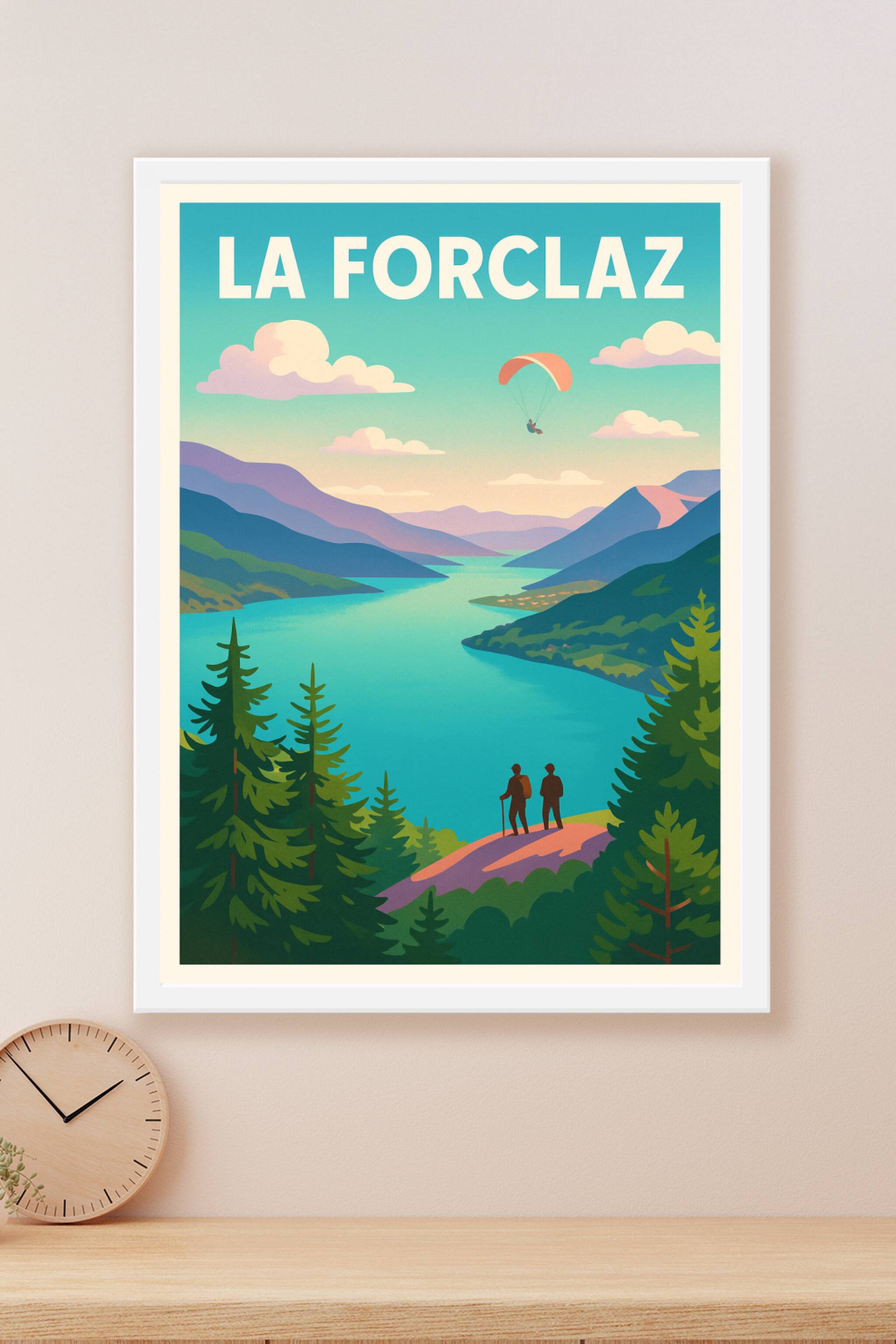 Affiche La Forclaz — Évasion nature et panorama grandiose · poster d'art de La Forclaz