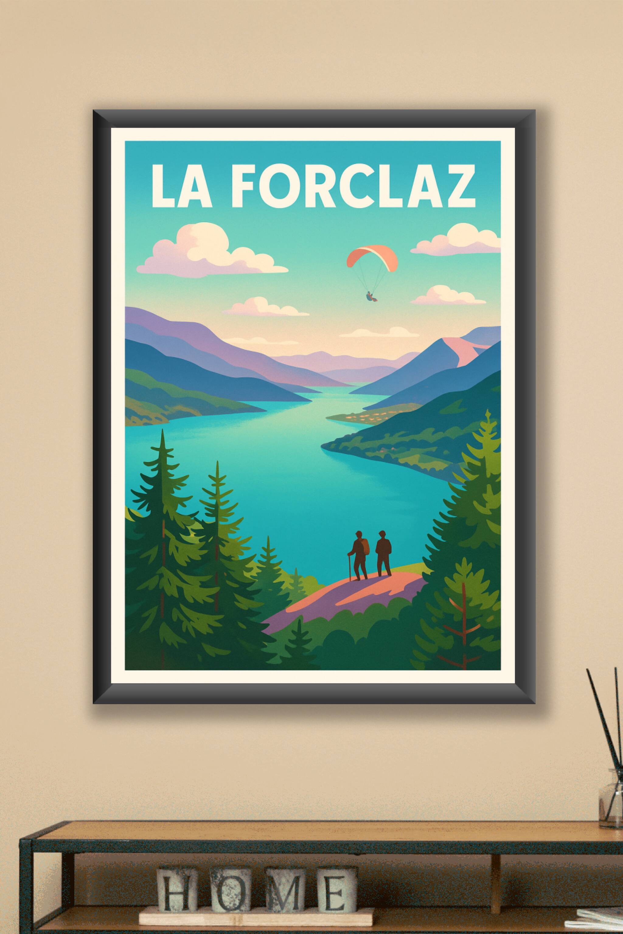 Affiche La Forclaz — Évasion nature et panorama grandiose · poster d'art de La Forclaz