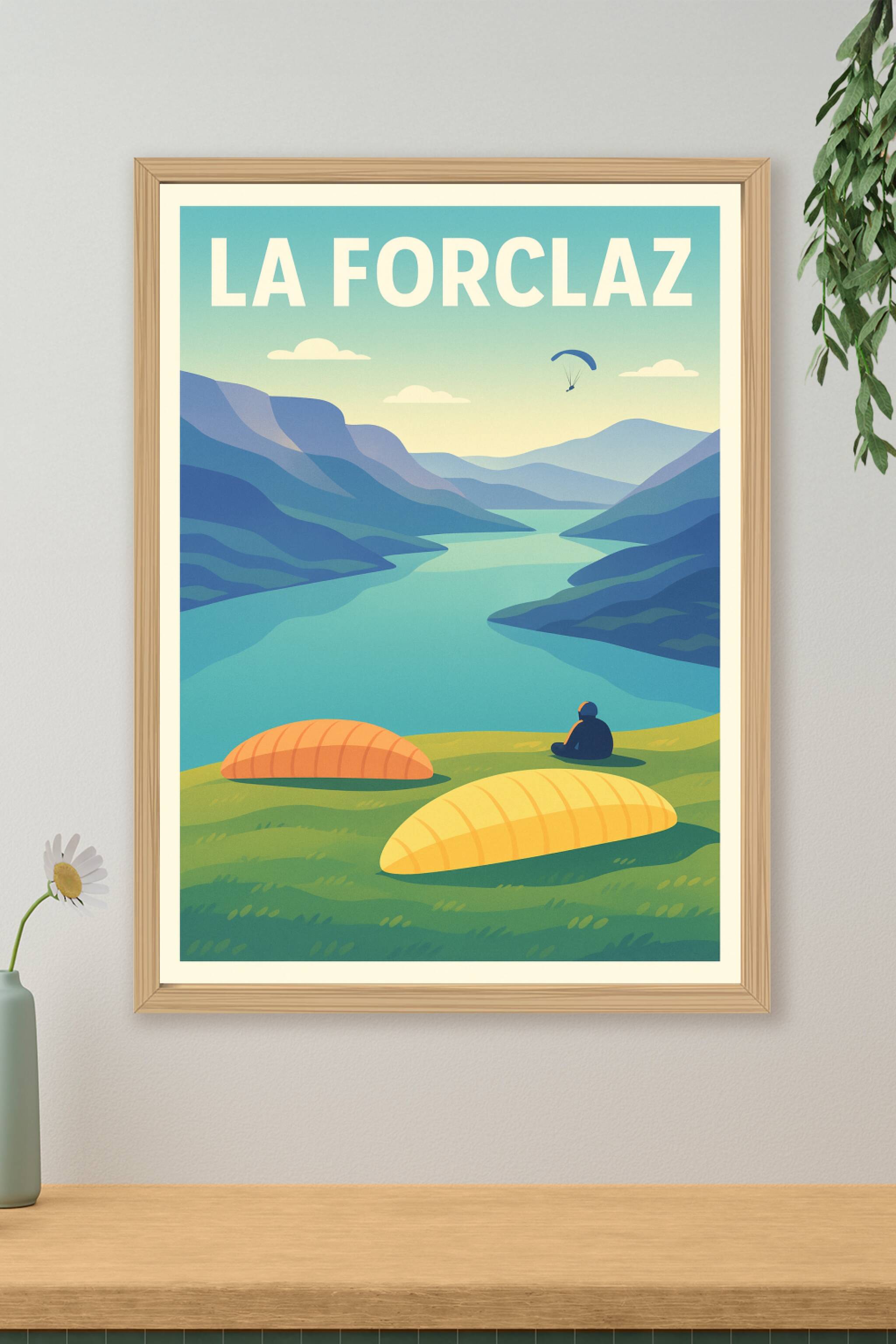 Affiche de La Forclaz - Évasion et sérénité au sommet