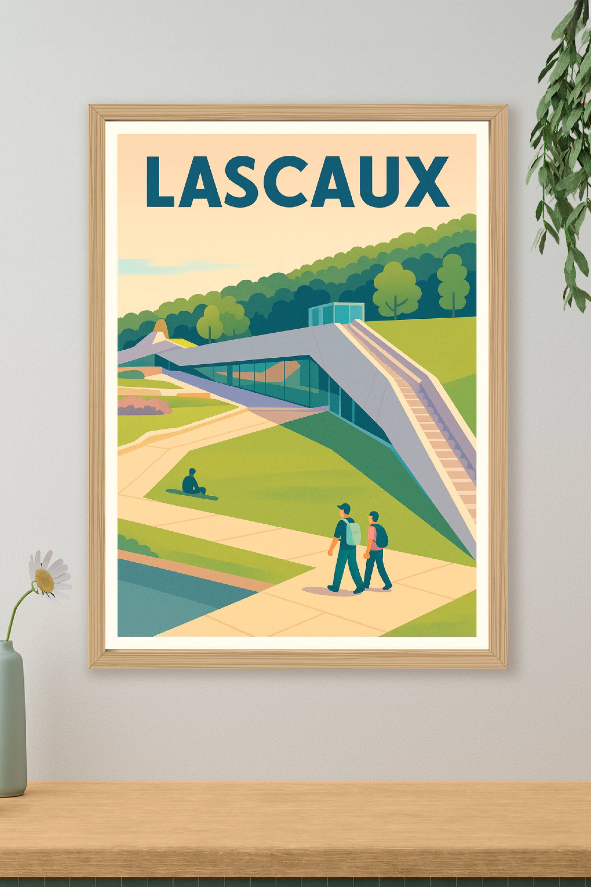Affiche de Lascaux - L'art préhistorique au cœur de la nature